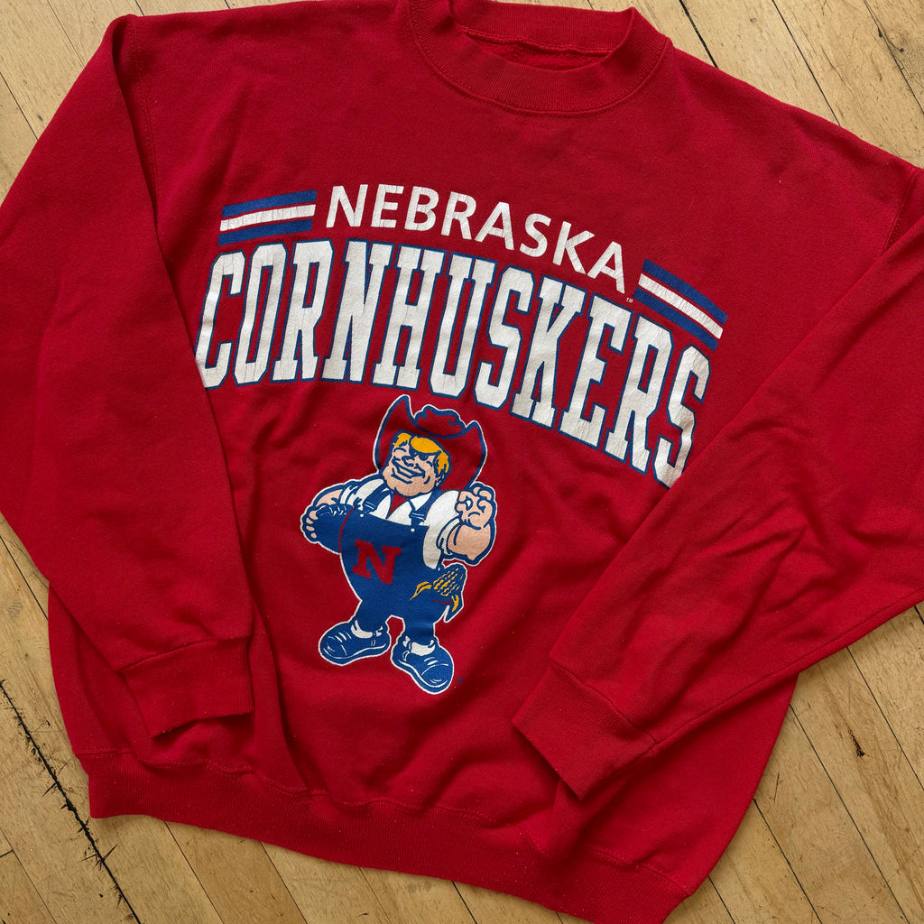 Vintage Nebraska Huskers Herbie Crewneck Sz L