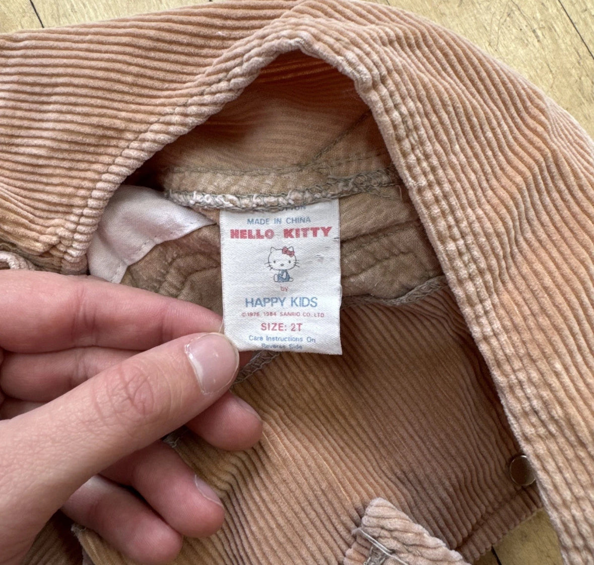 Vintage Hello Kitty Overalls Sz 2T