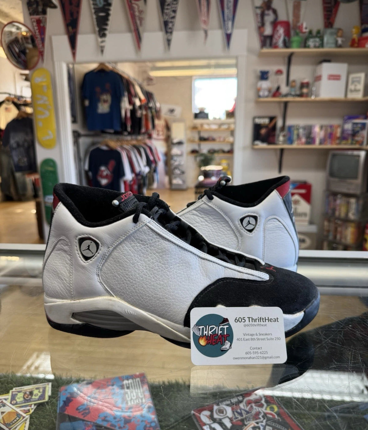 Jordan 14 Black Toe Sample Sz 11