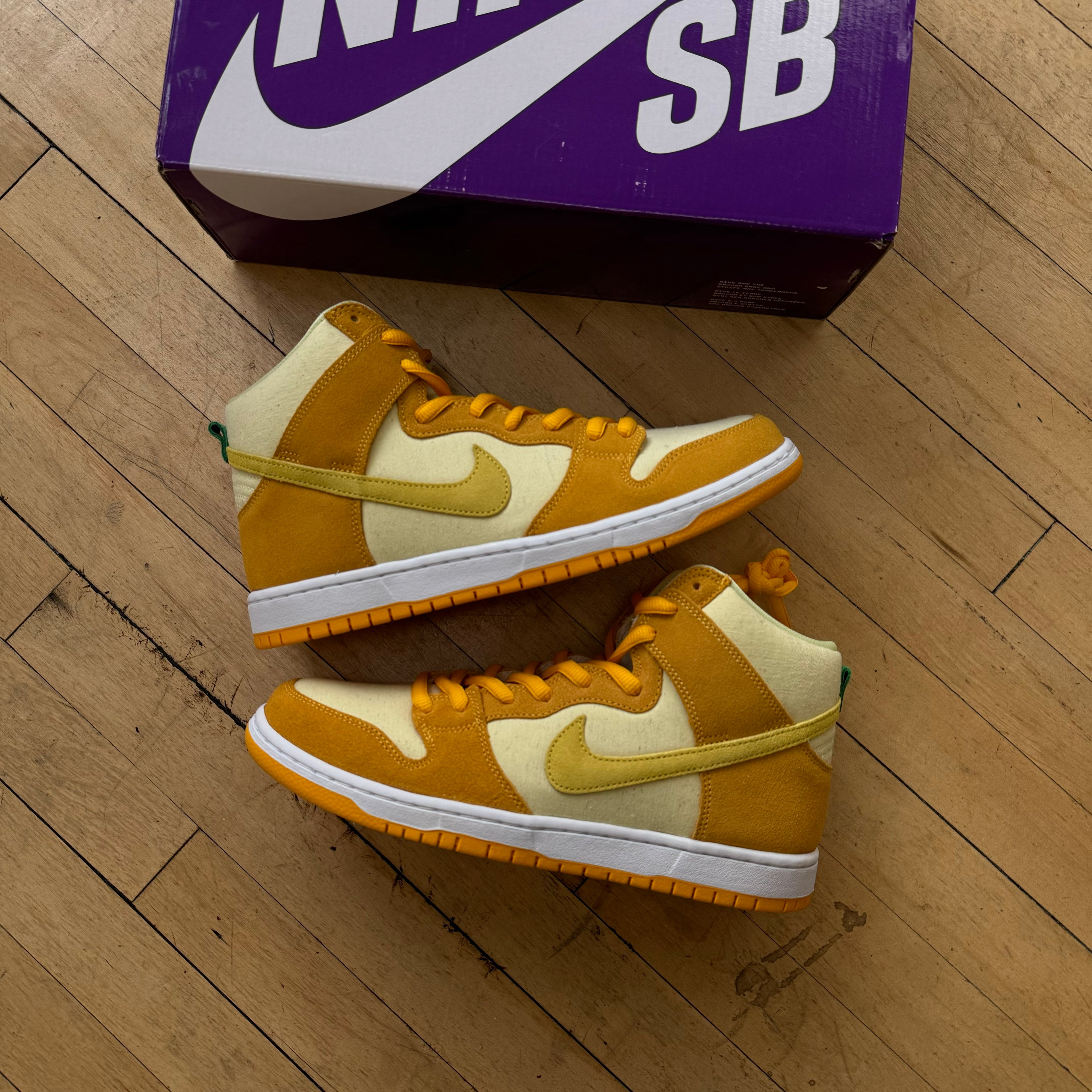 Nike Sb Dunk High Pineapple Sz 11 (DS)