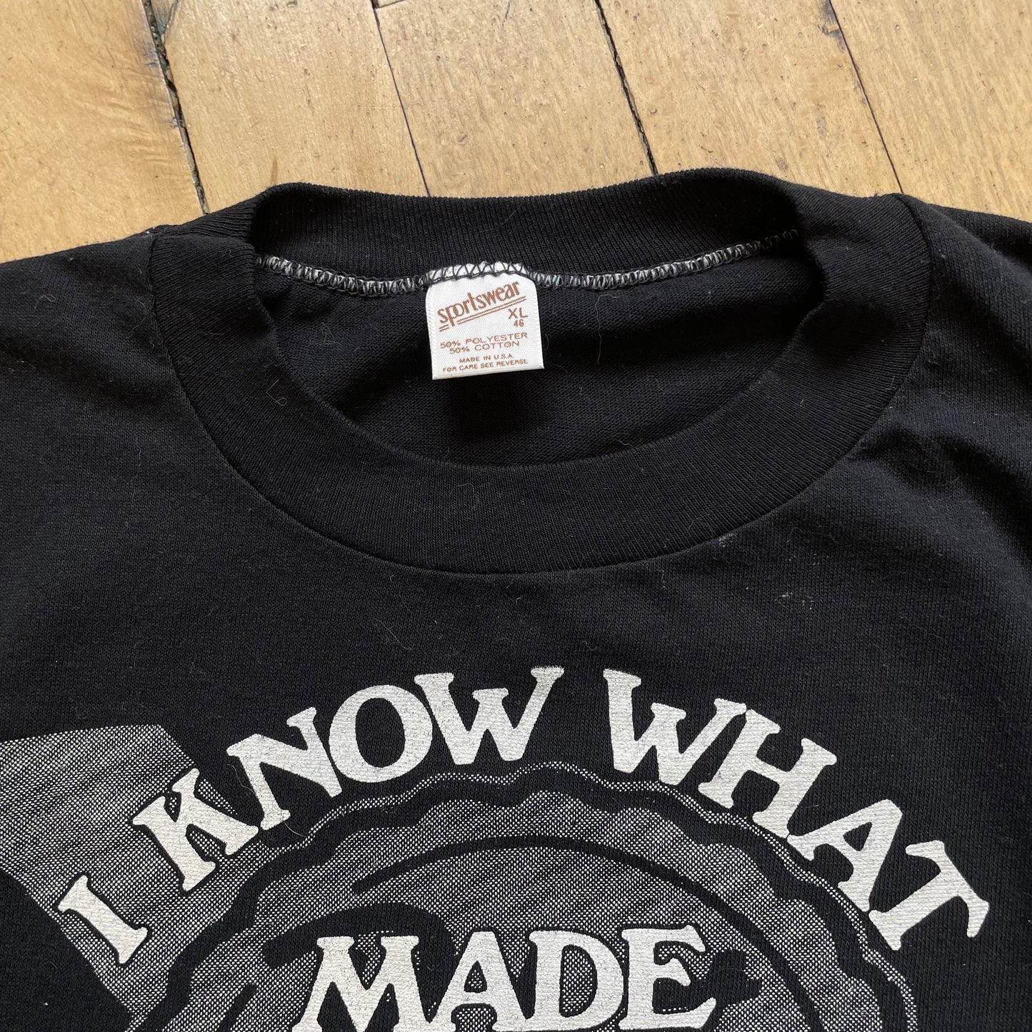 80s I know what made Milwaukee Famous Harley Davidson T-shirt Sz L