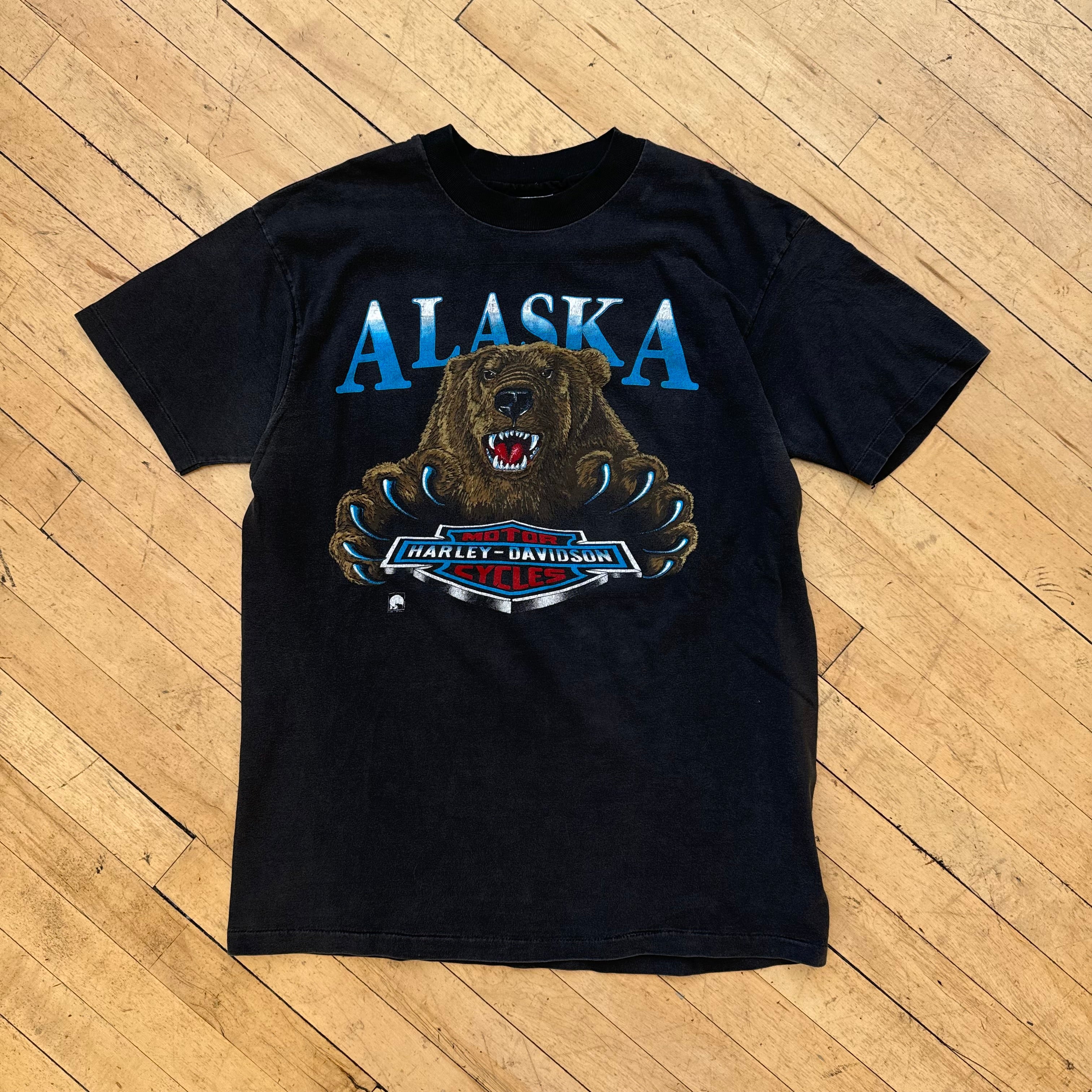 Vintage Harley Davidson Anchorage Alaska T-shirt Sz L