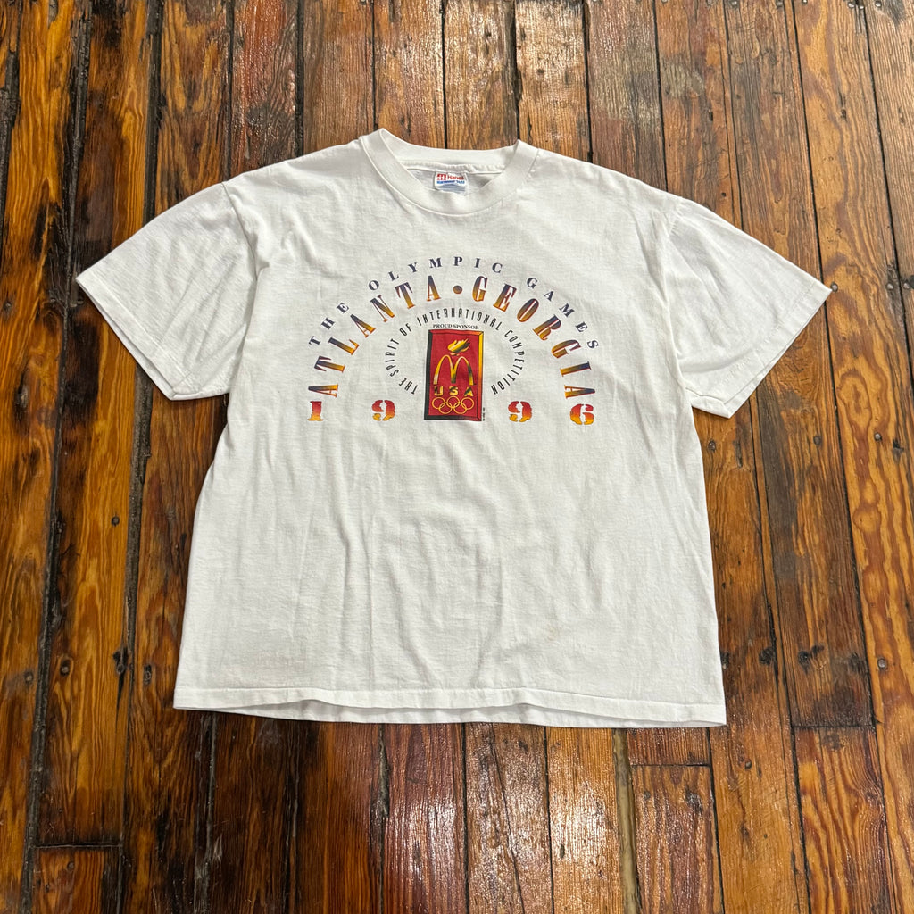 Vintage Atlanta Olympics McDonalds T-shirt Sz L