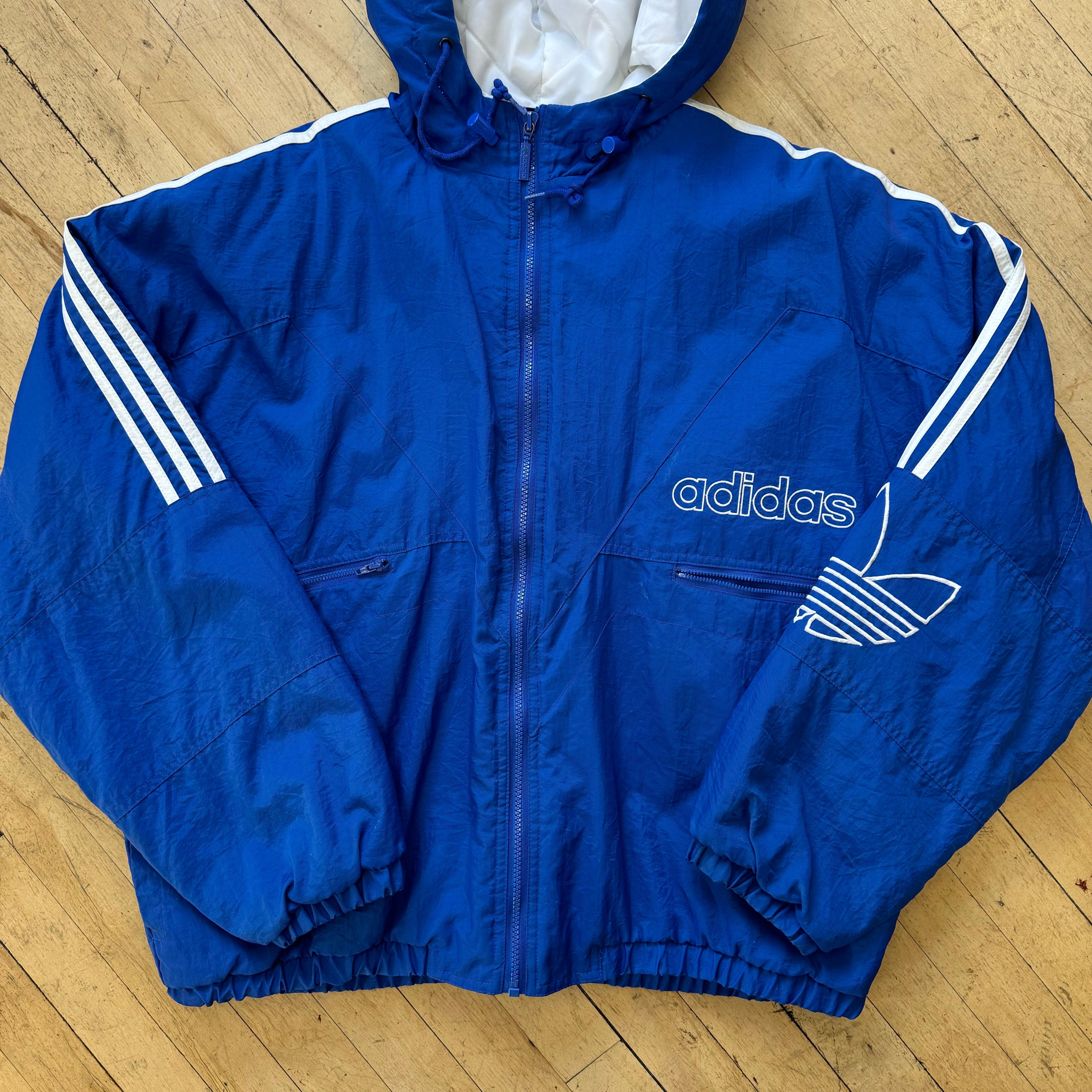 Vintage Adidas Puffer Jacket Sz L