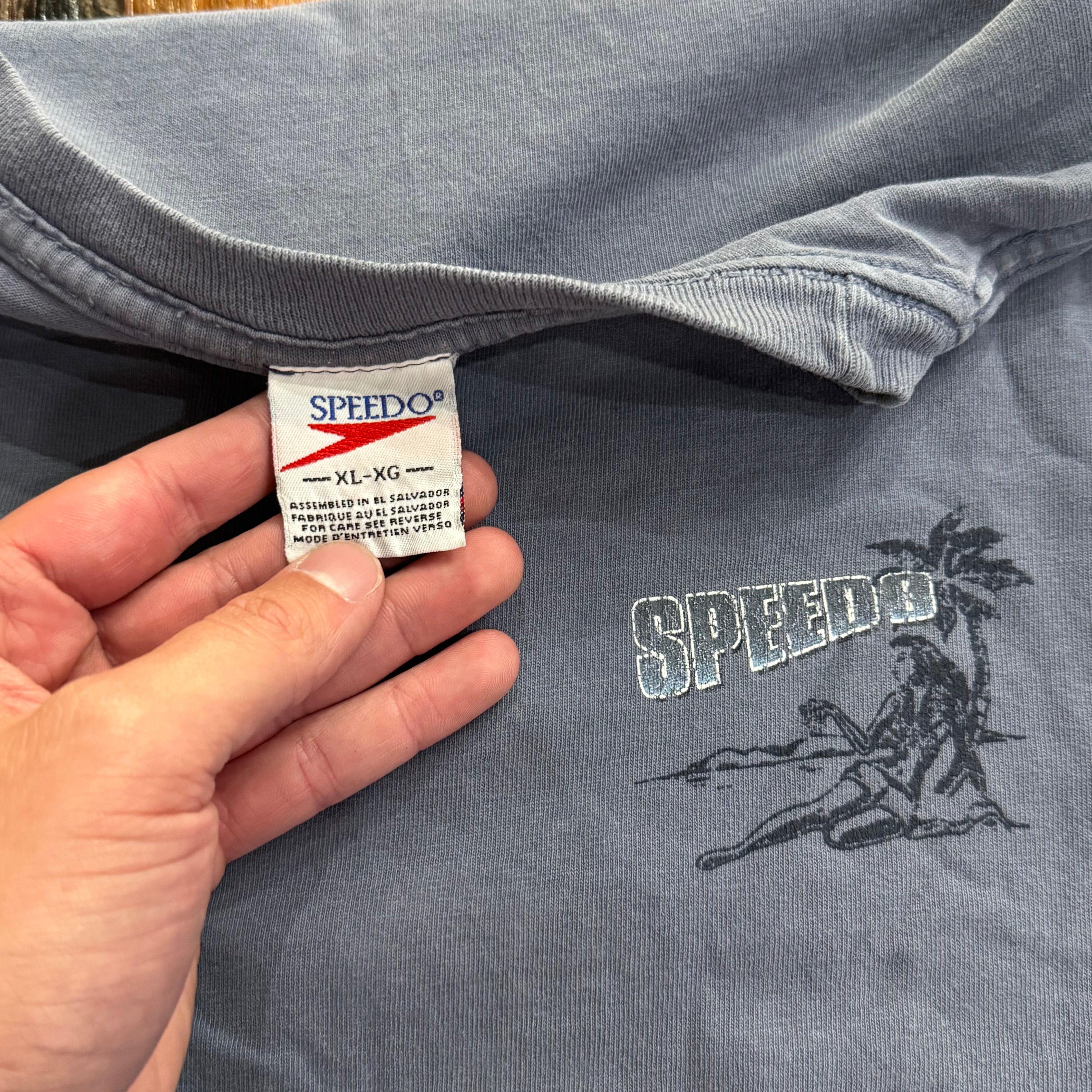 Vintage Speedo Island Equipment T-shirt Sz XL