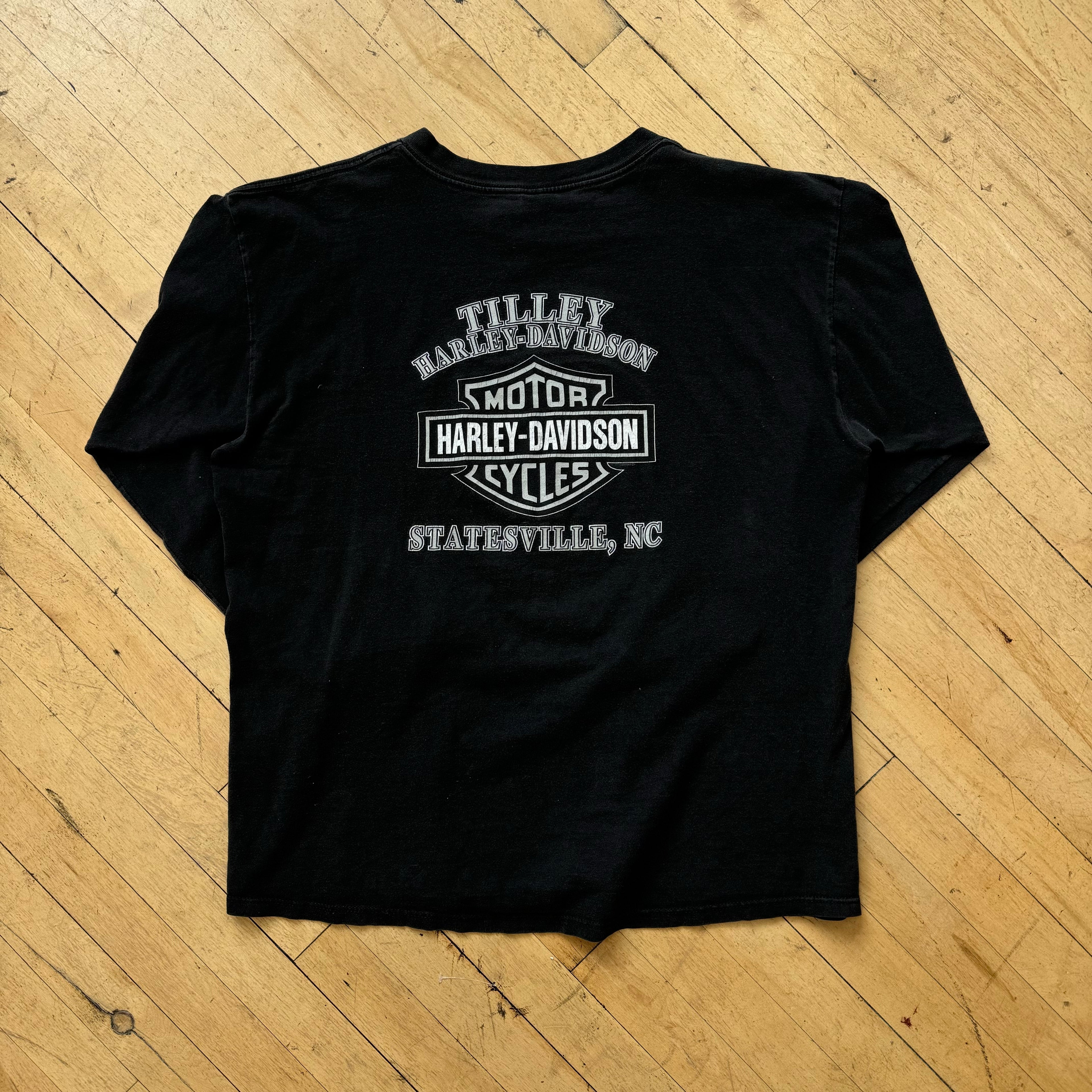 Vintage Harley Davidson Statesville Nc T-shirt Sz XL