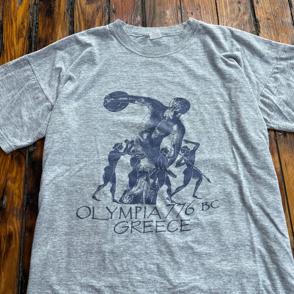 Vintage Greece Olympia T-shirt Sz L