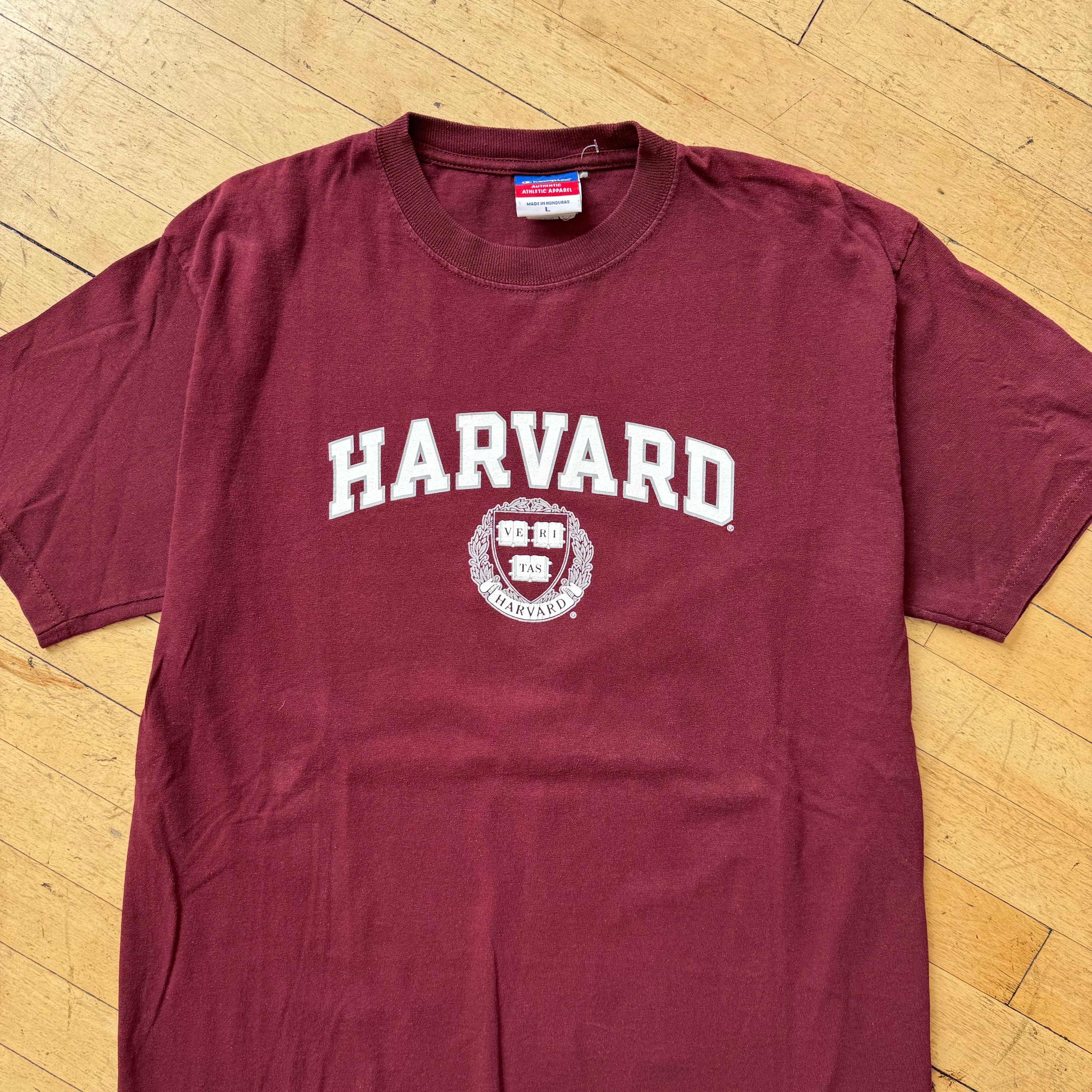 Vintage Champion Harvard T-shirt Sz L