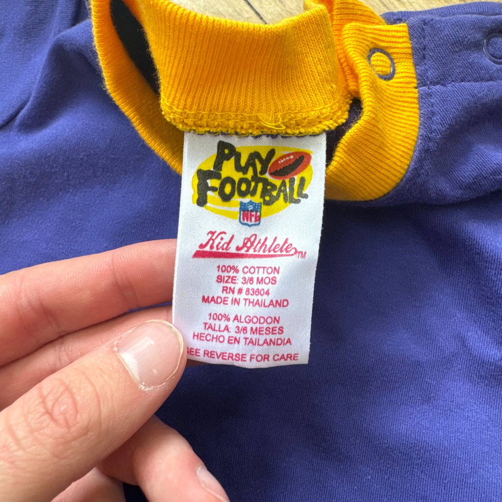 Vintage Vikings Onesie Sz 3-6 MTHS