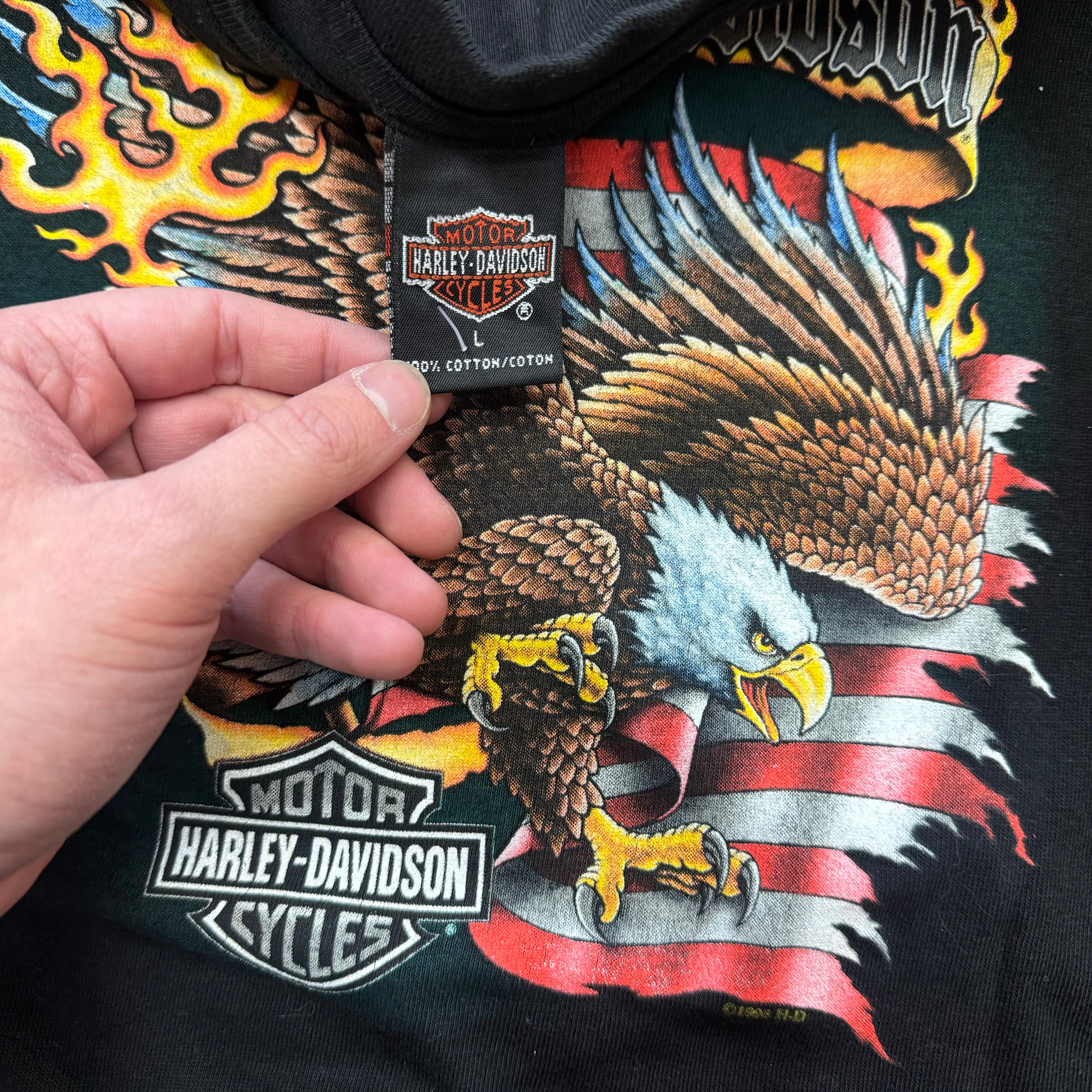 Vintage Harley Davidson South Coast T-shirt Sz L