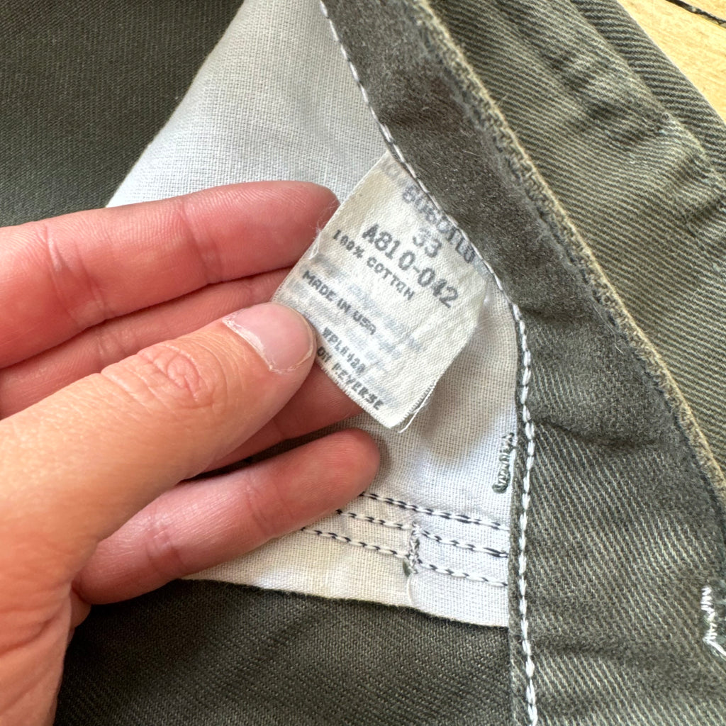 Vintage Olive Wrangler Denim Jeans Sz 33