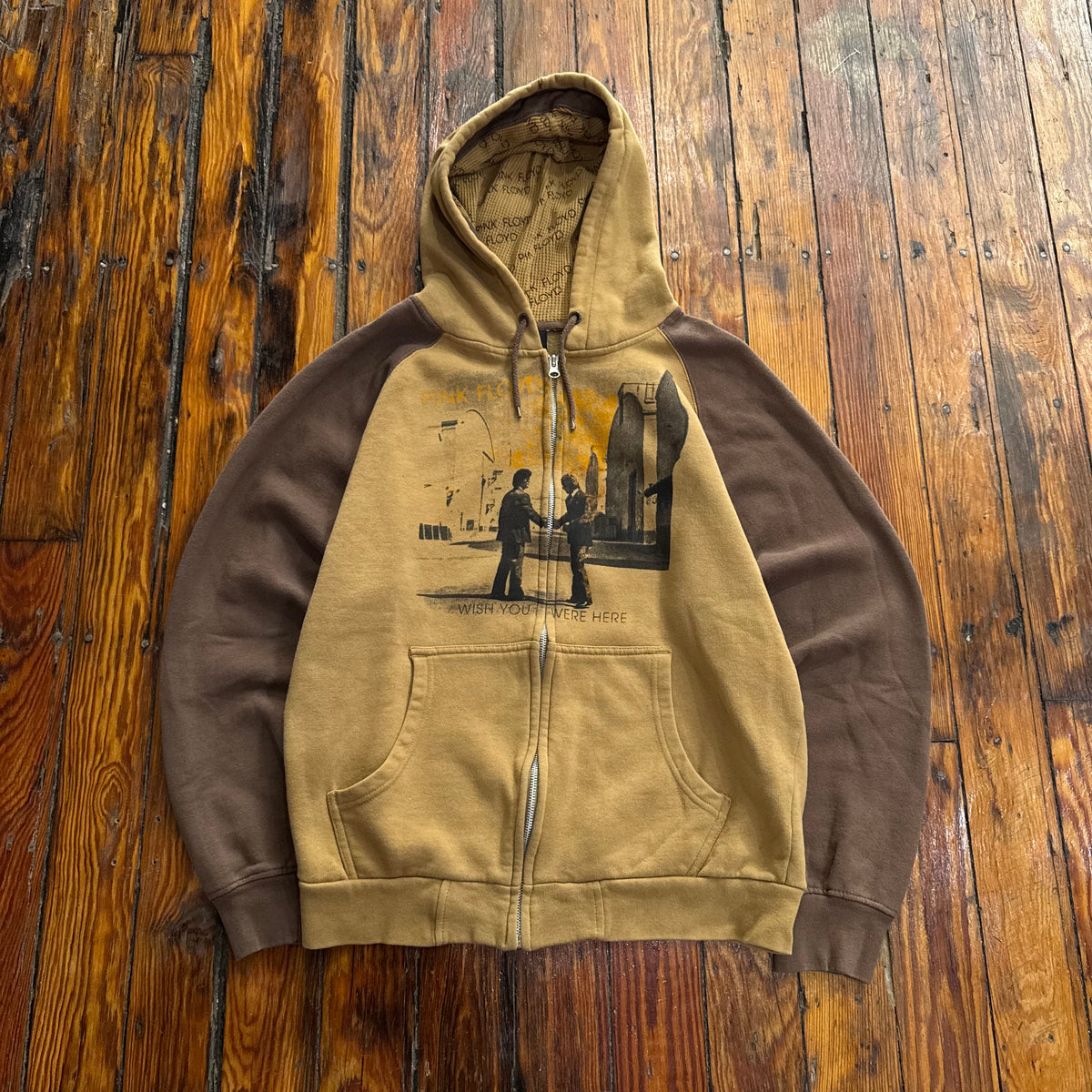 00s Pink Floyd Zip-Up Hoodie Sz L