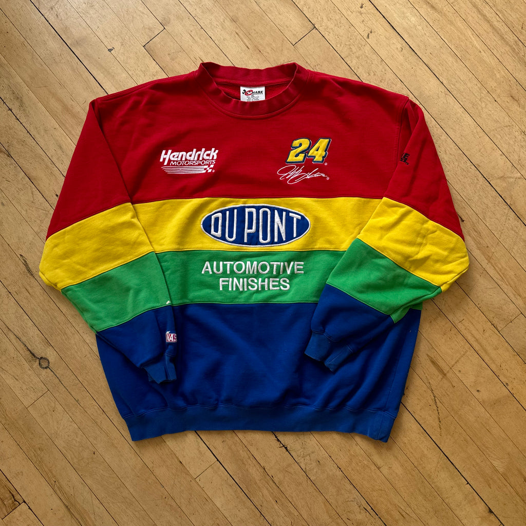 Vintage DuPoint NASCAR CrewNeck Sz XL