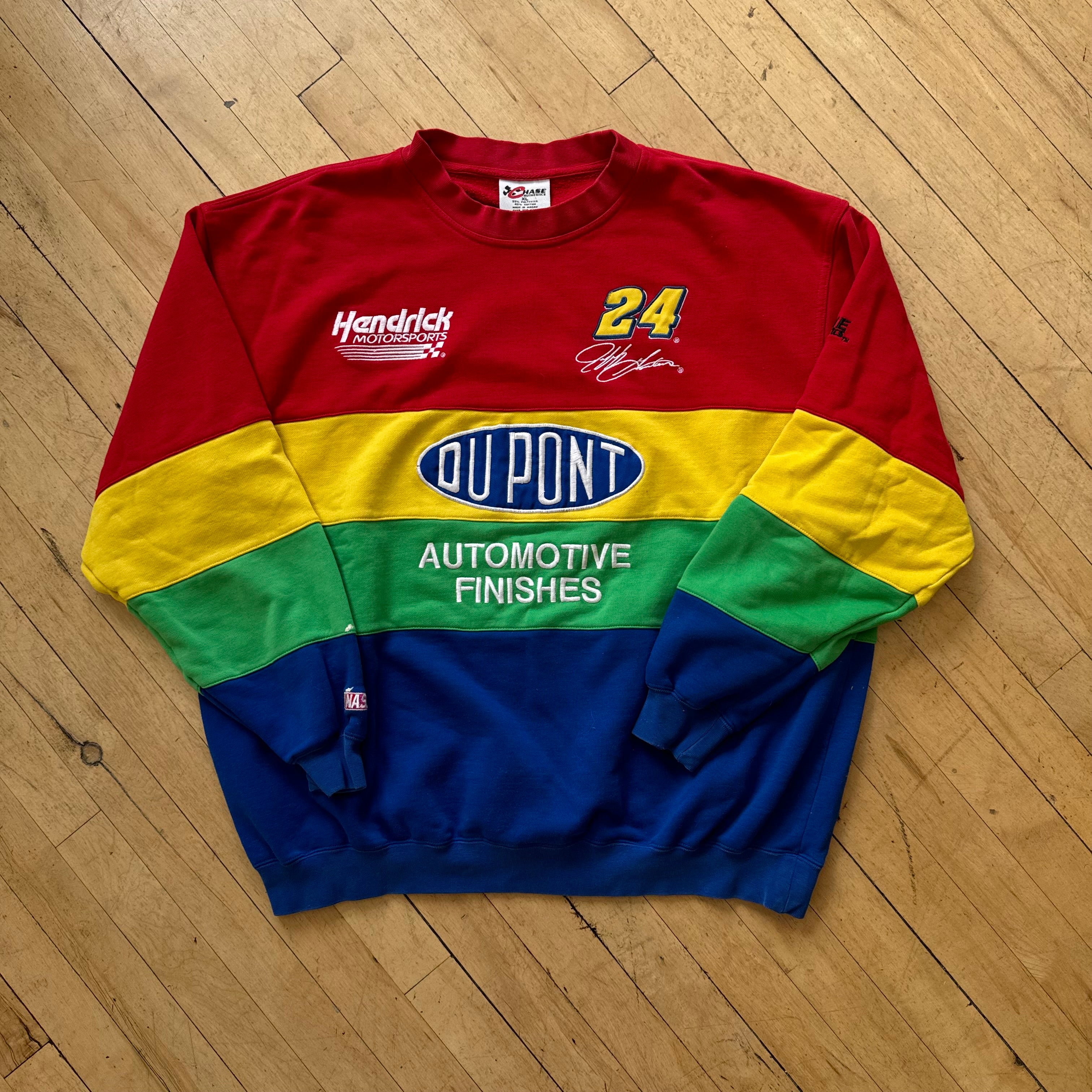 Vintage DuPoint NASCAR CrewNeck Sz XL