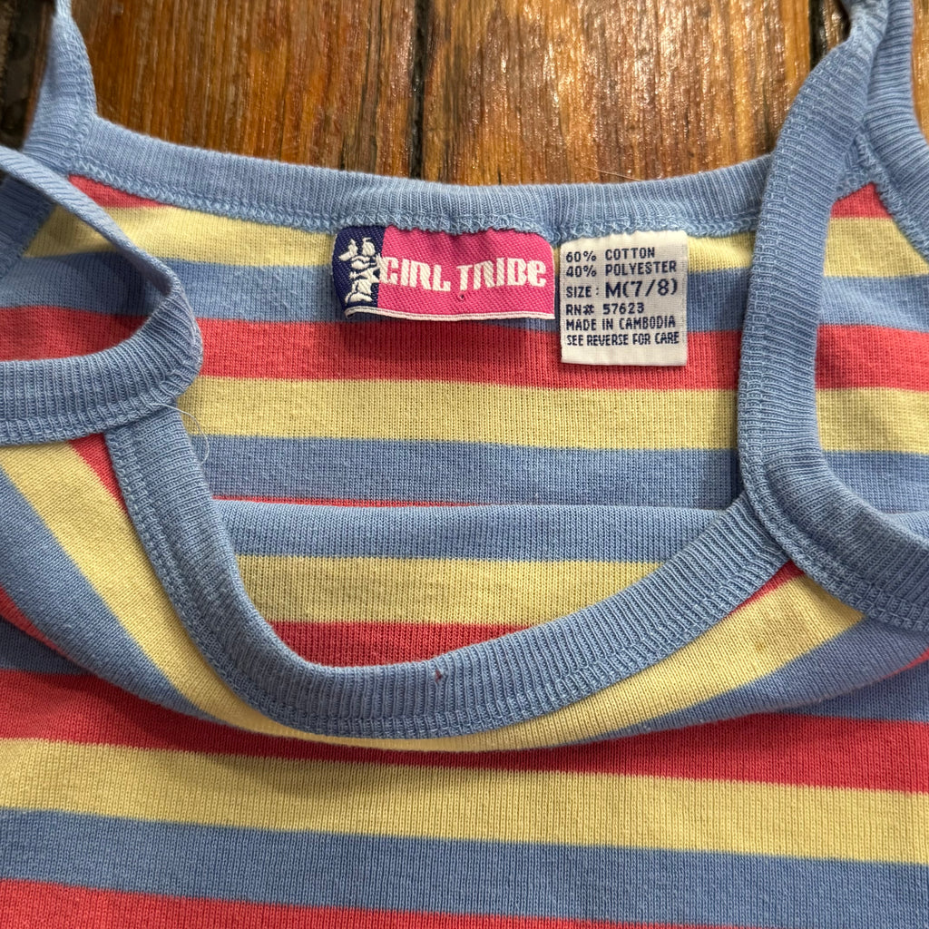 Vintage Girl Tribe Tank Top Sz M