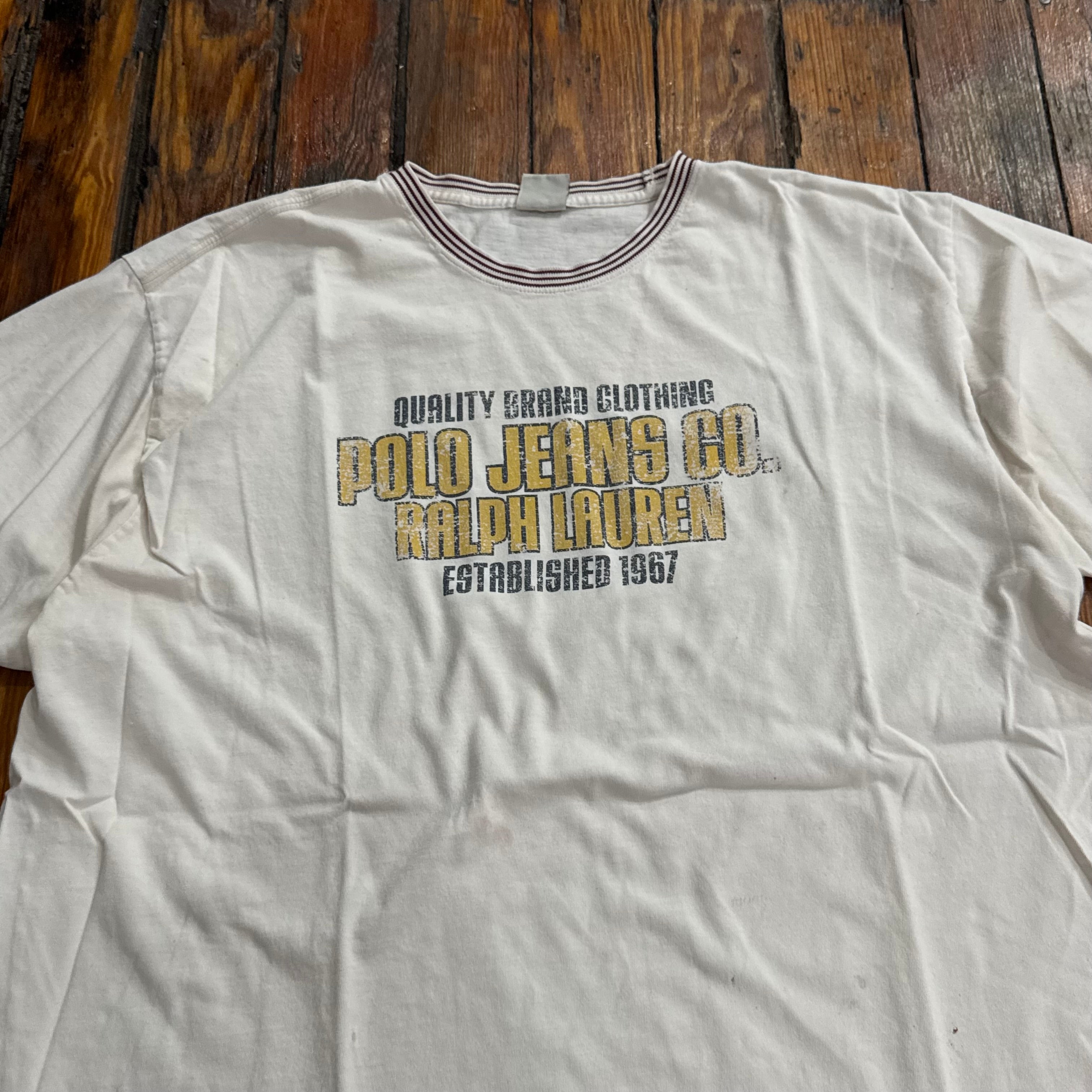 Vintage Polo Jeans Company T-shirt Sz XL
