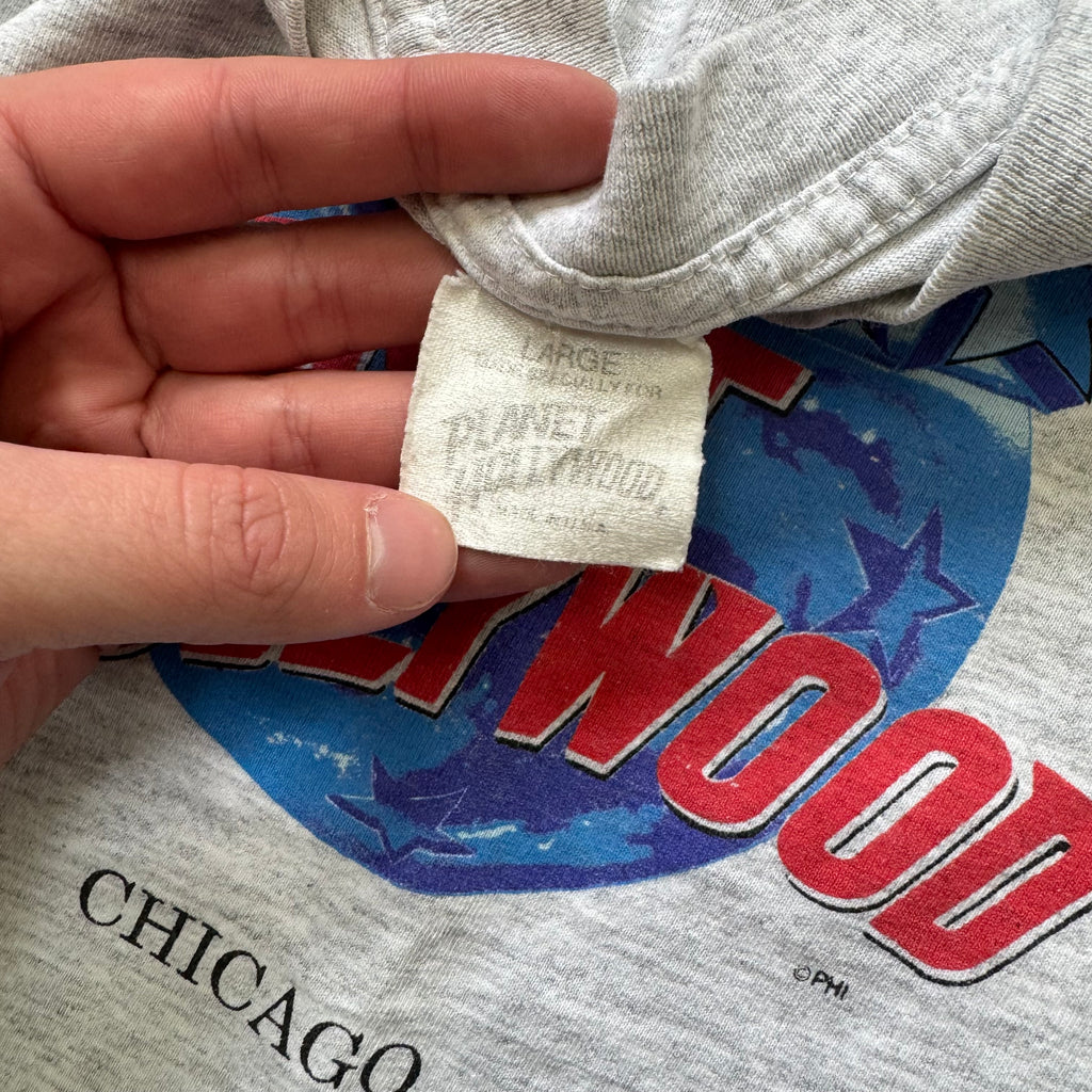 Vintage Planet Hollywood Chicago T-shirt Sz L