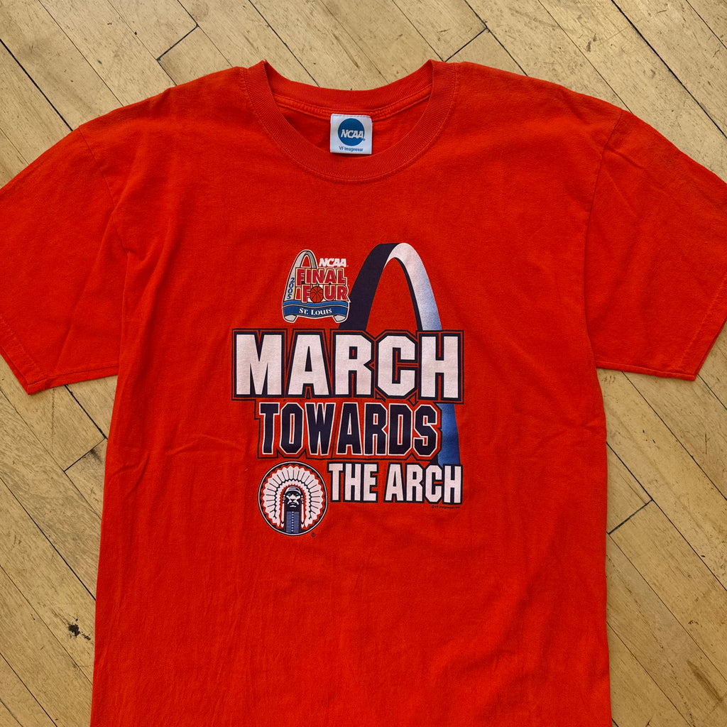 Vintage March Towards the Arch March Madness T-shirt Sz L