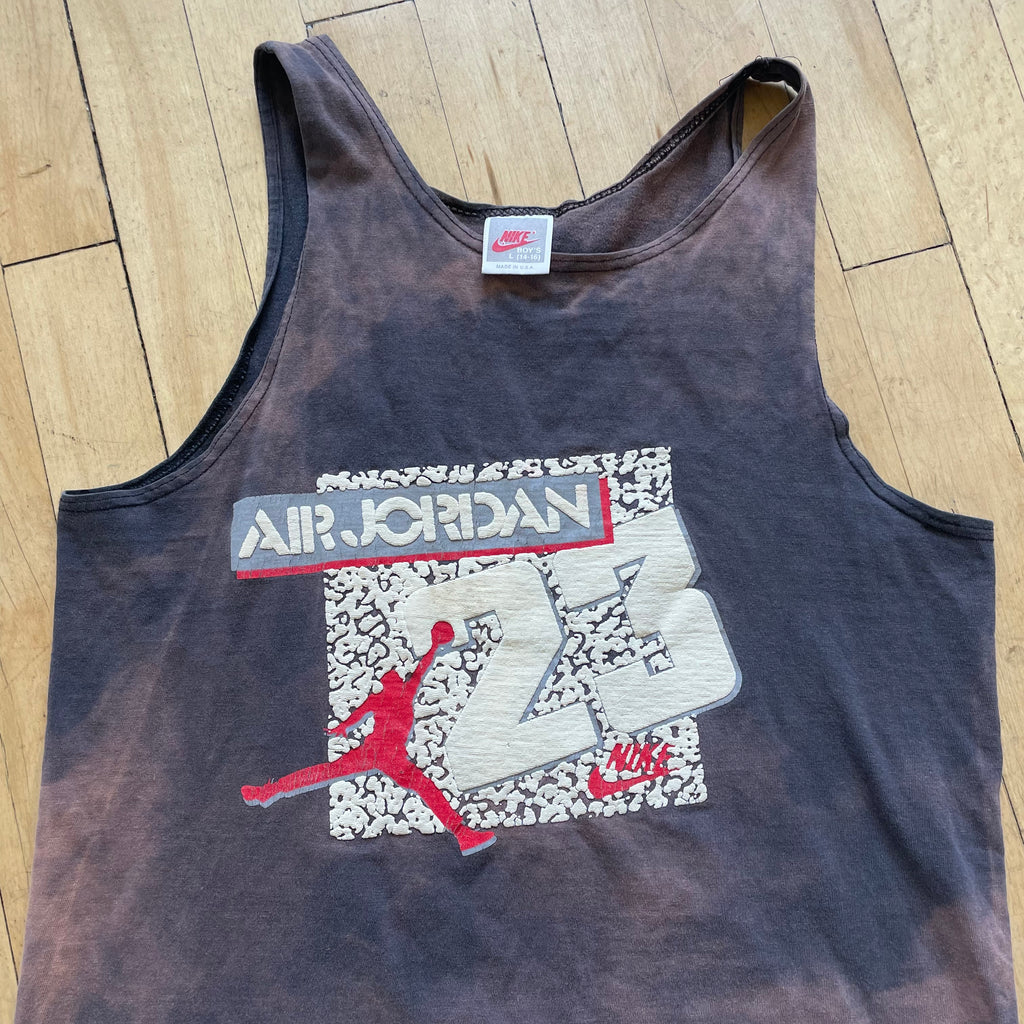 90s Air Jordan 23 Tank Top T-shirt Sz YTH XL