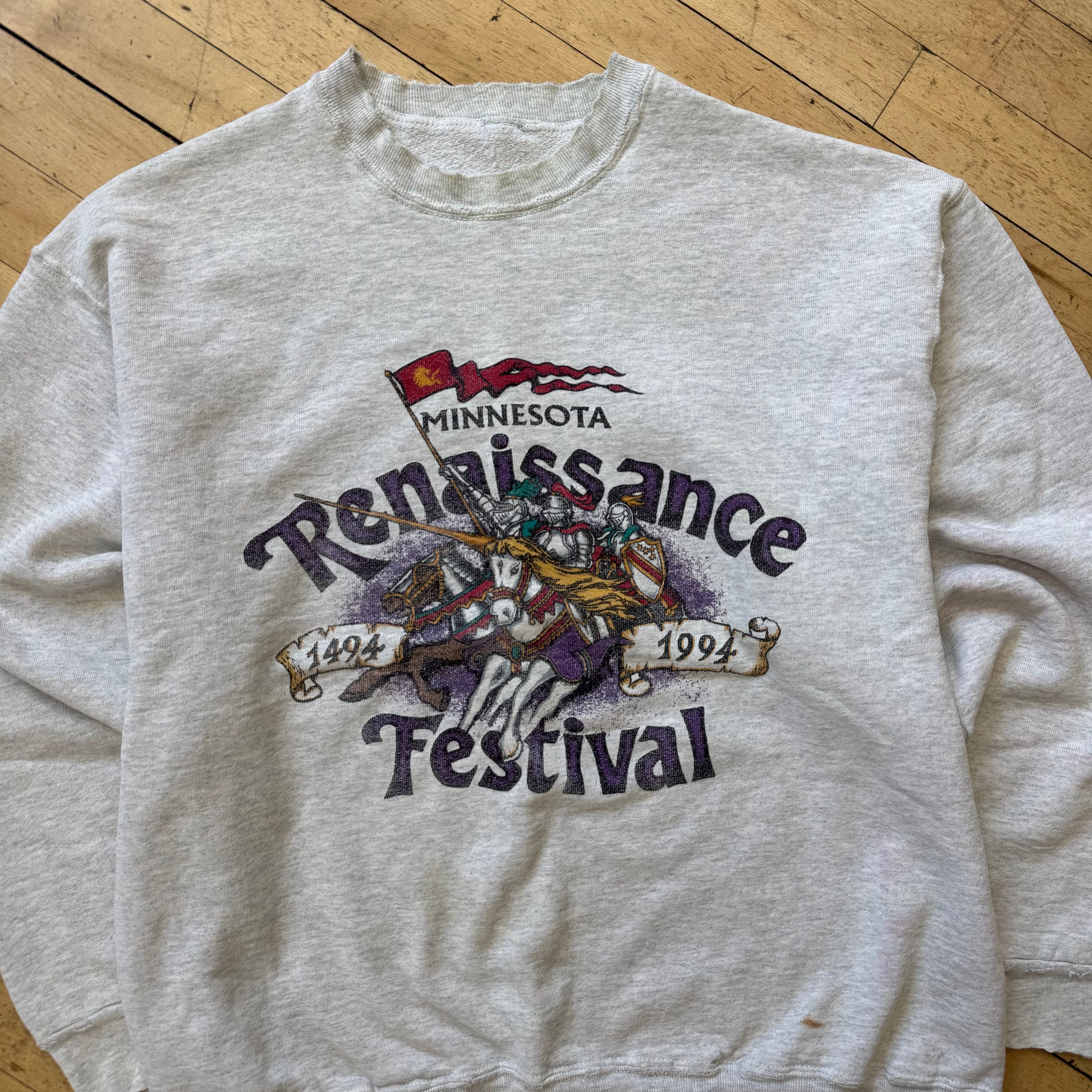 Vintage Minnesota Renaissance Festival CrewNeck Sz M
