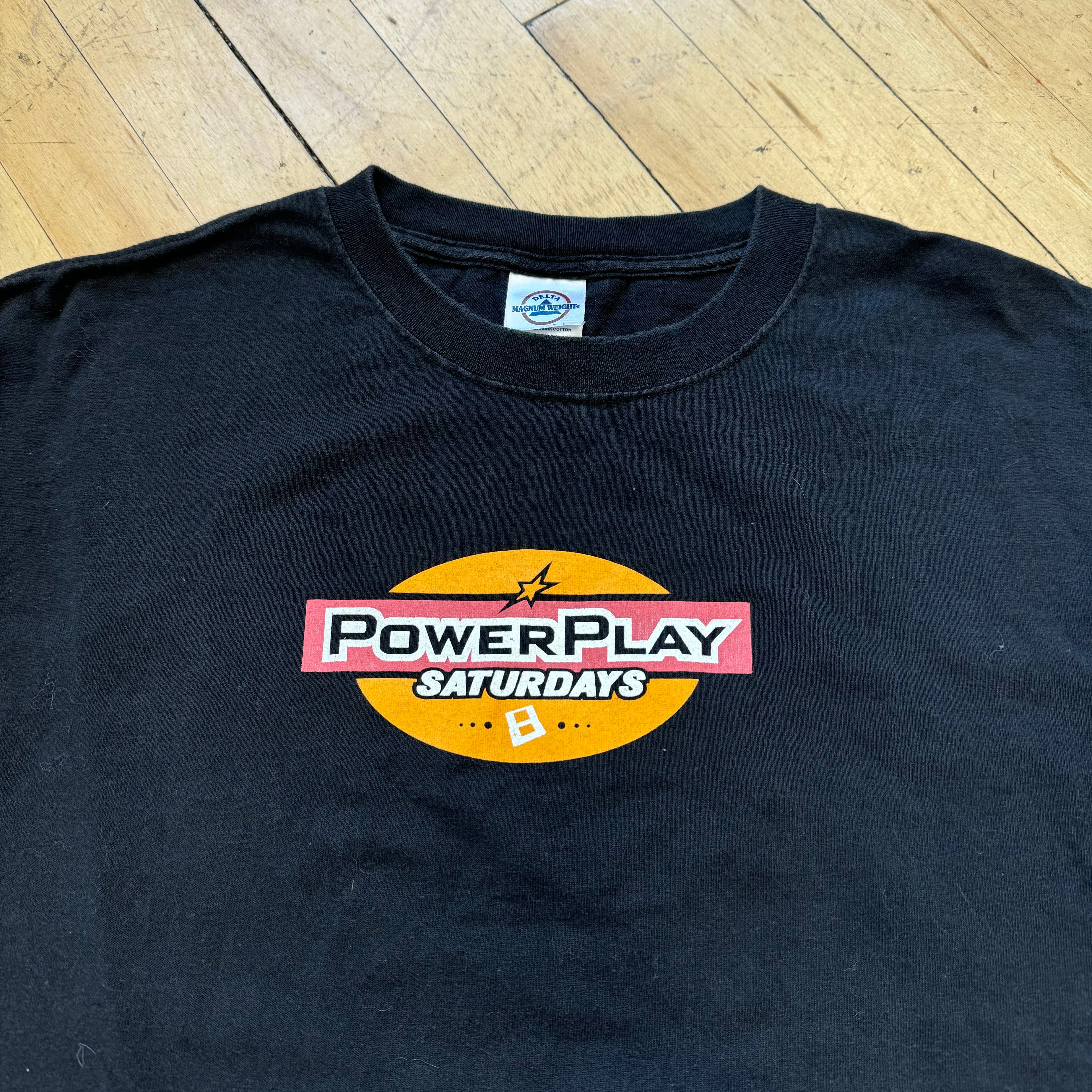 Vintage PowerPlay Saturdays Nintendo T-shirt Sz L