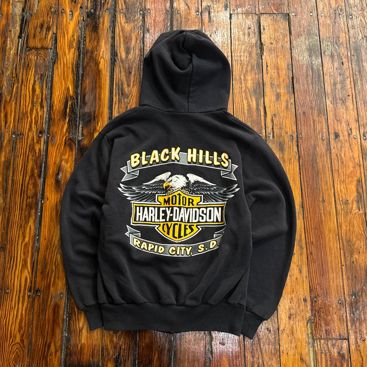Vintage Harley Davidson Live To Rid Zip-Up Hoodie Sz S