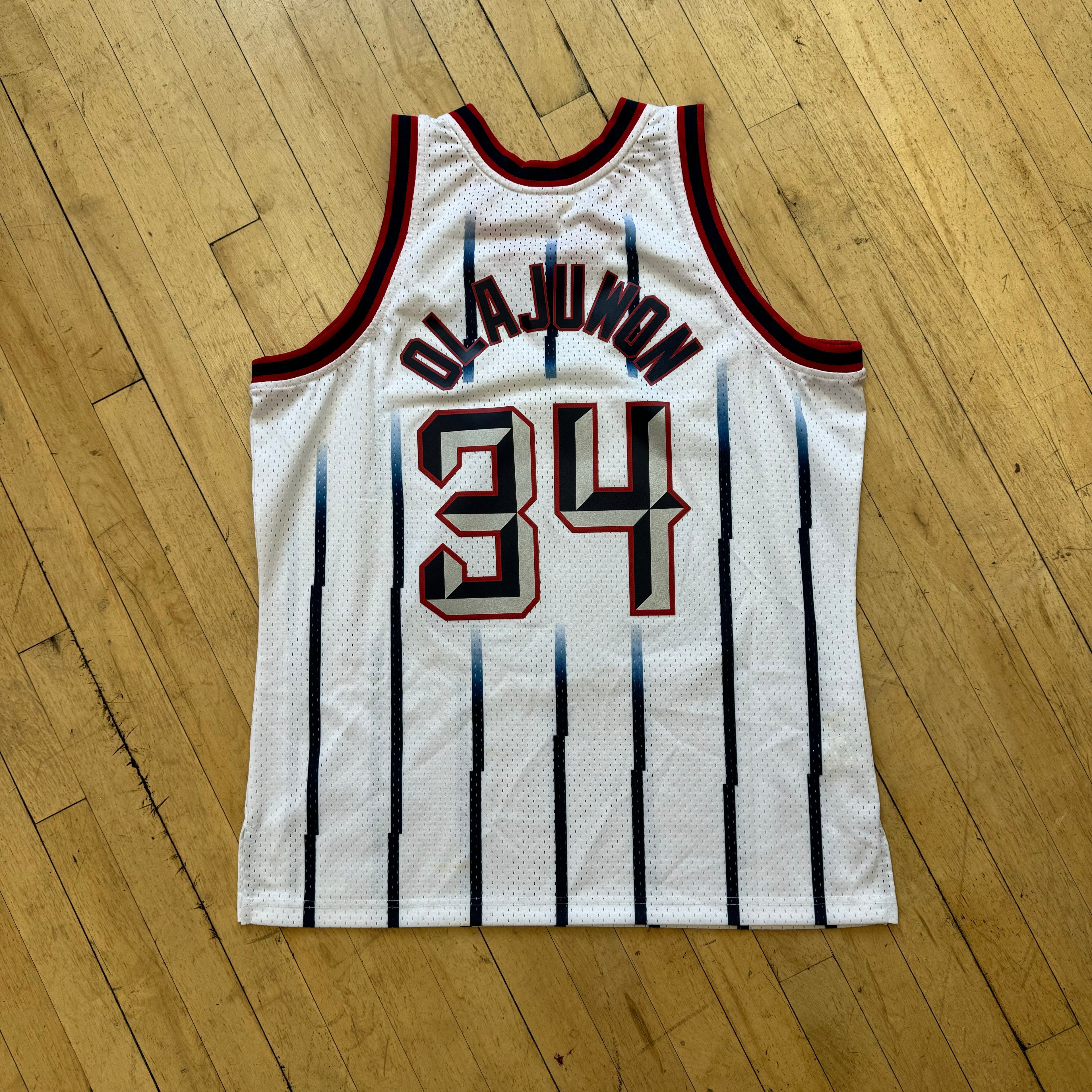Hakeem Olajuwon Mitchell & Ness 96 97 Rockets Jersey Size XL
