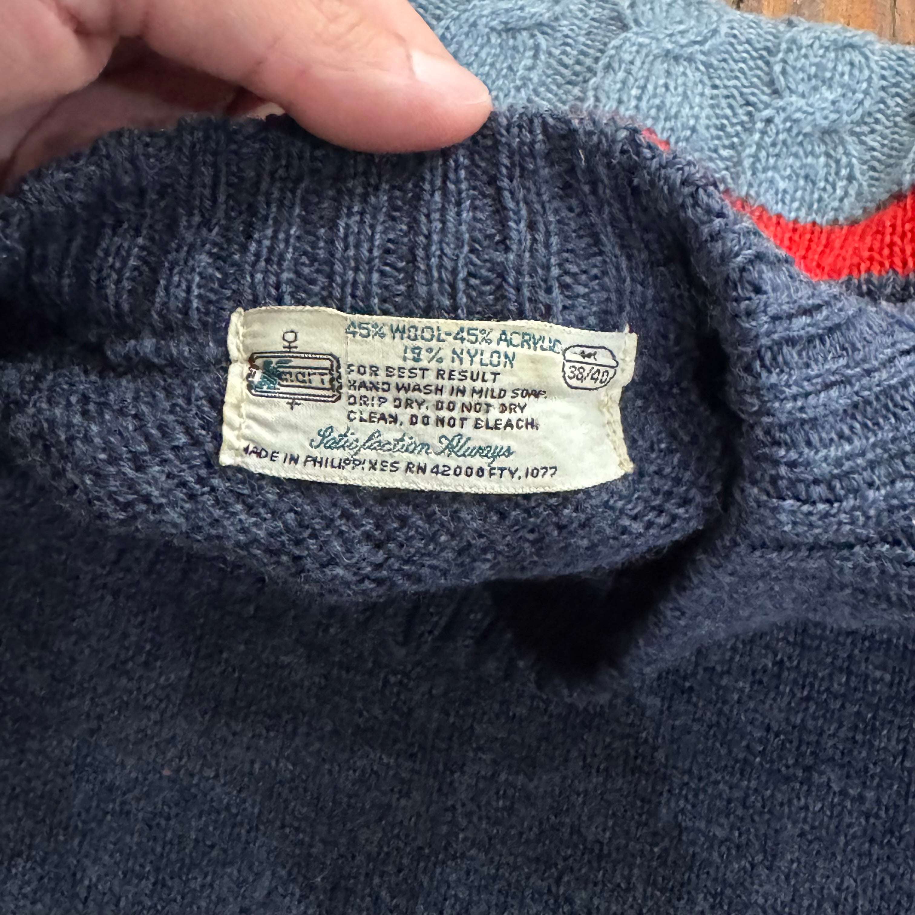 Vintage Wool Sweater Sz M