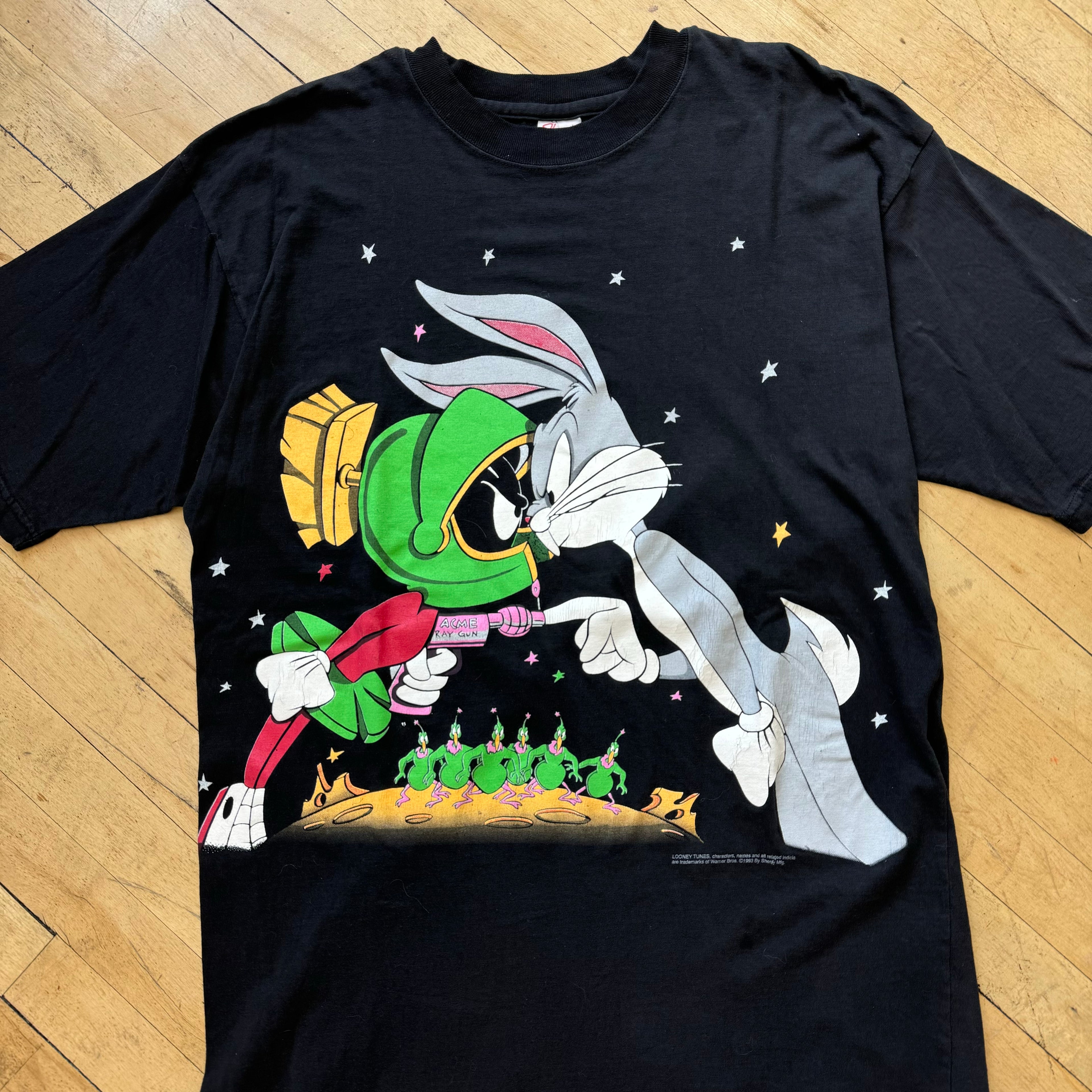 Vintage Marvin The Martian Ray Gun T-shirt Sz XL