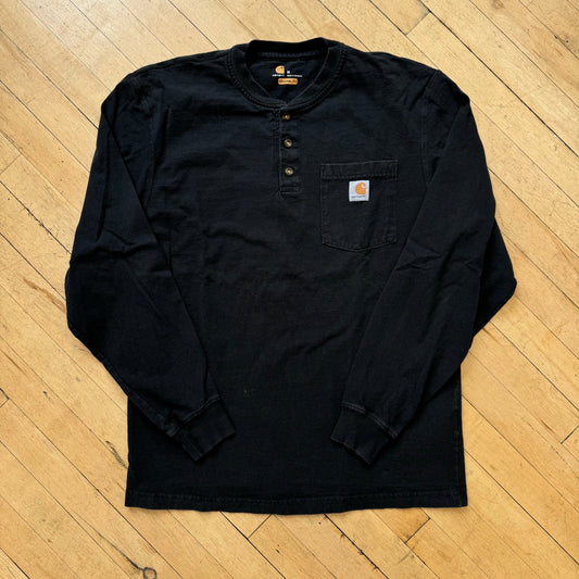 Carhartt BLK Pocket Long sleeve T-shirt Sz M