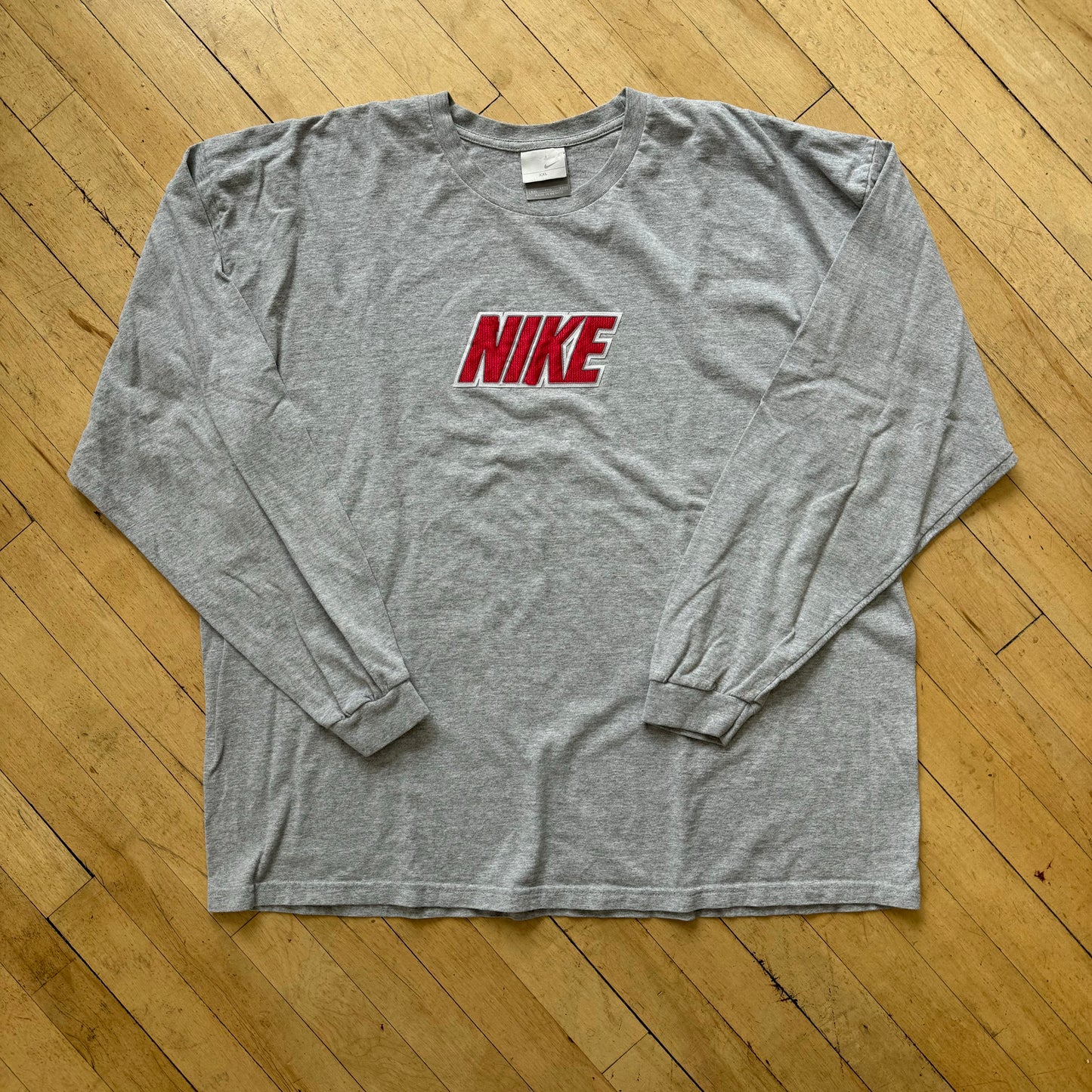 Vintage Nike SpellOut L/S T-shirt Sz XXL