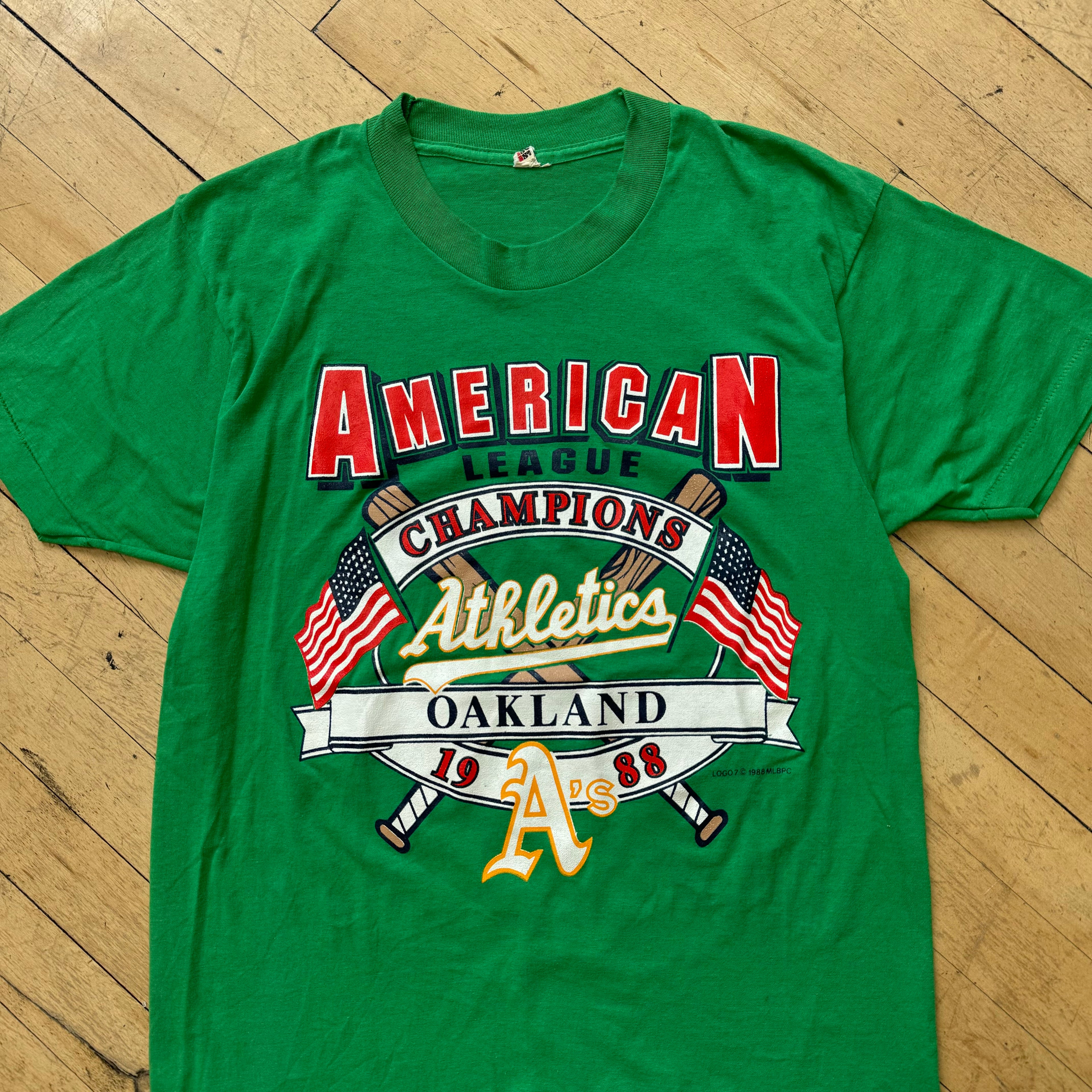 Vintage American League Oakland A’s T-shirt Sz M