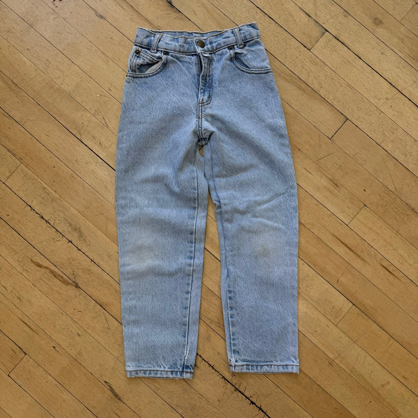 Vintage Light Wash Guess Denim Jeans Sz YTH 7