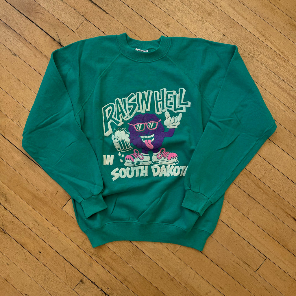 Vintage Raisin Hell in South Dakota CrewNeck Sz XL