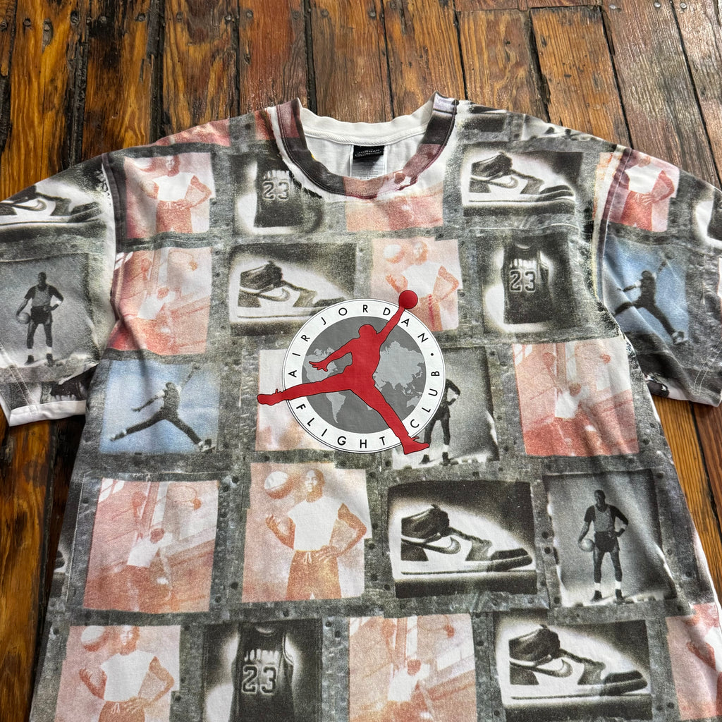 Y2K Jordan Retro AOP T-shirt Sz XL