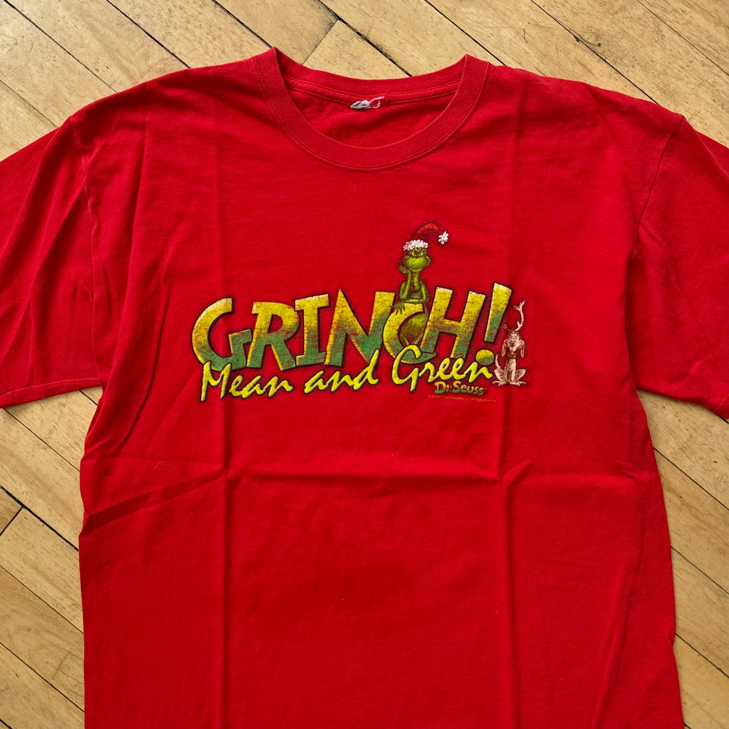 Vintage Grinch Christmas T-shirt Sz M