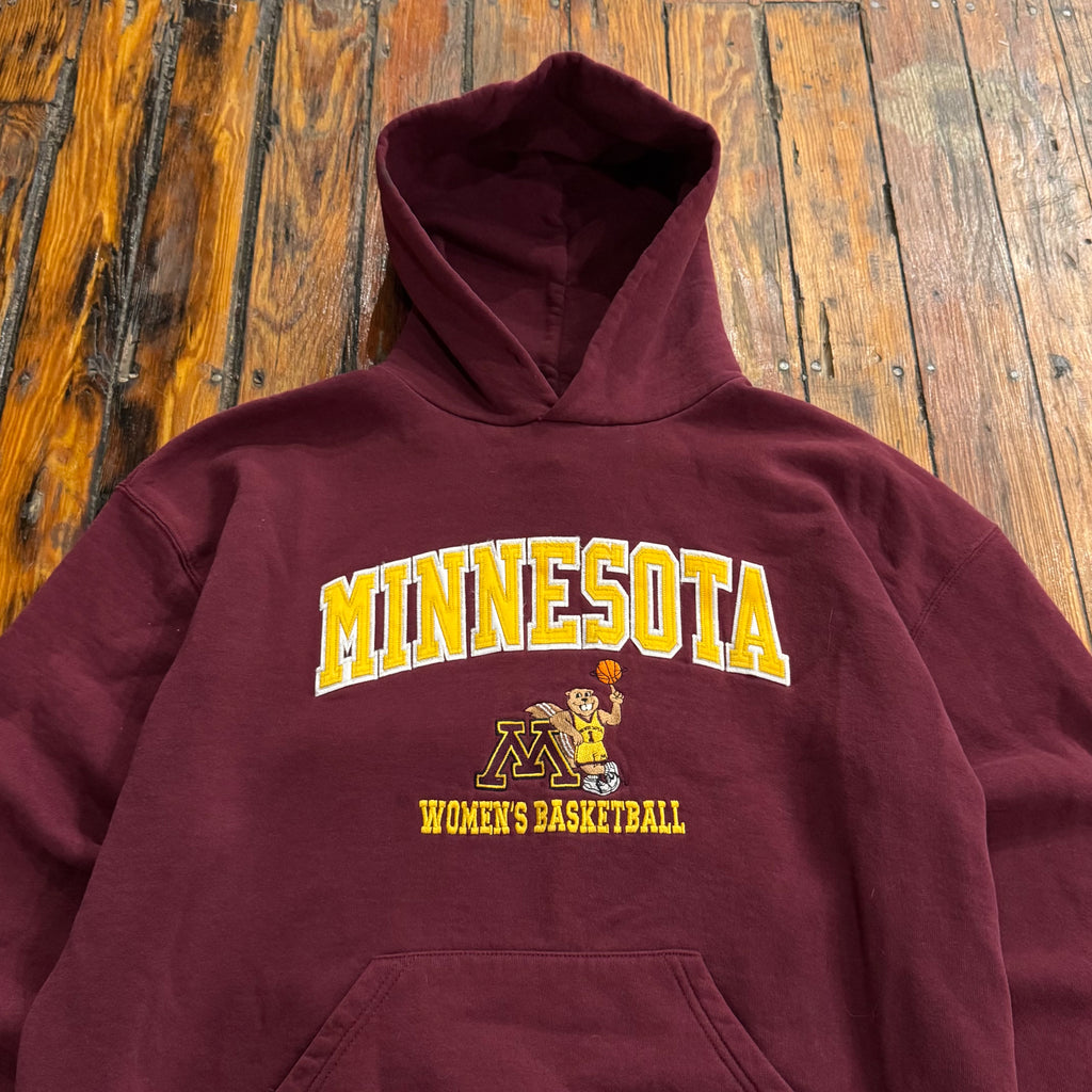 Vintage Minnesota Gophers Women’s Basketball Hoodie Sz XL
