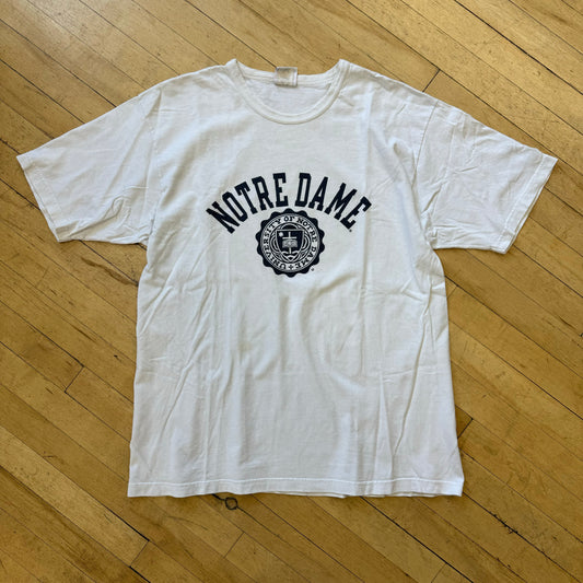 Vintage Champion Notre Dame T-shirt Sz L