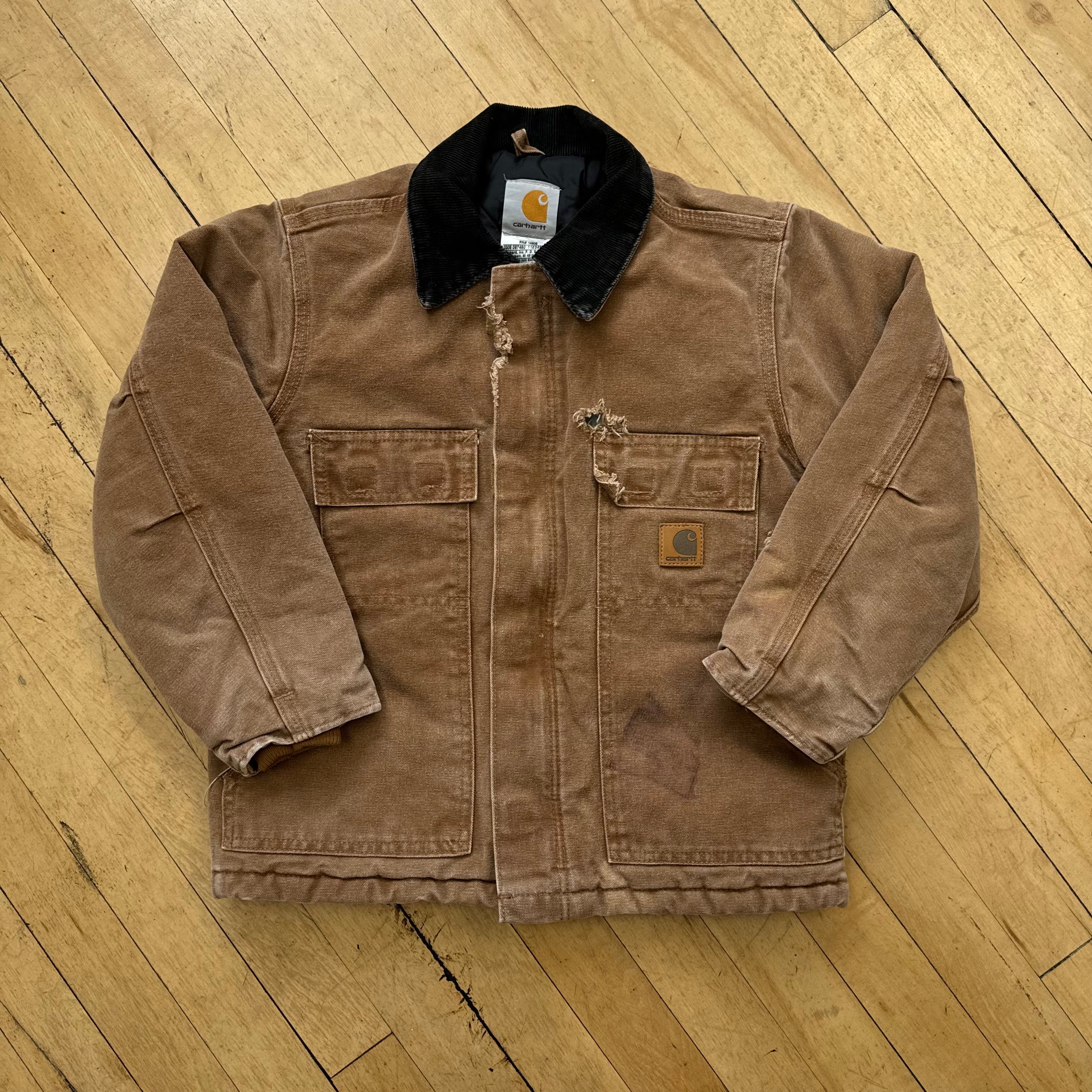 Vintage Carhartt Shell Jacket Sz YTH M (8-12)