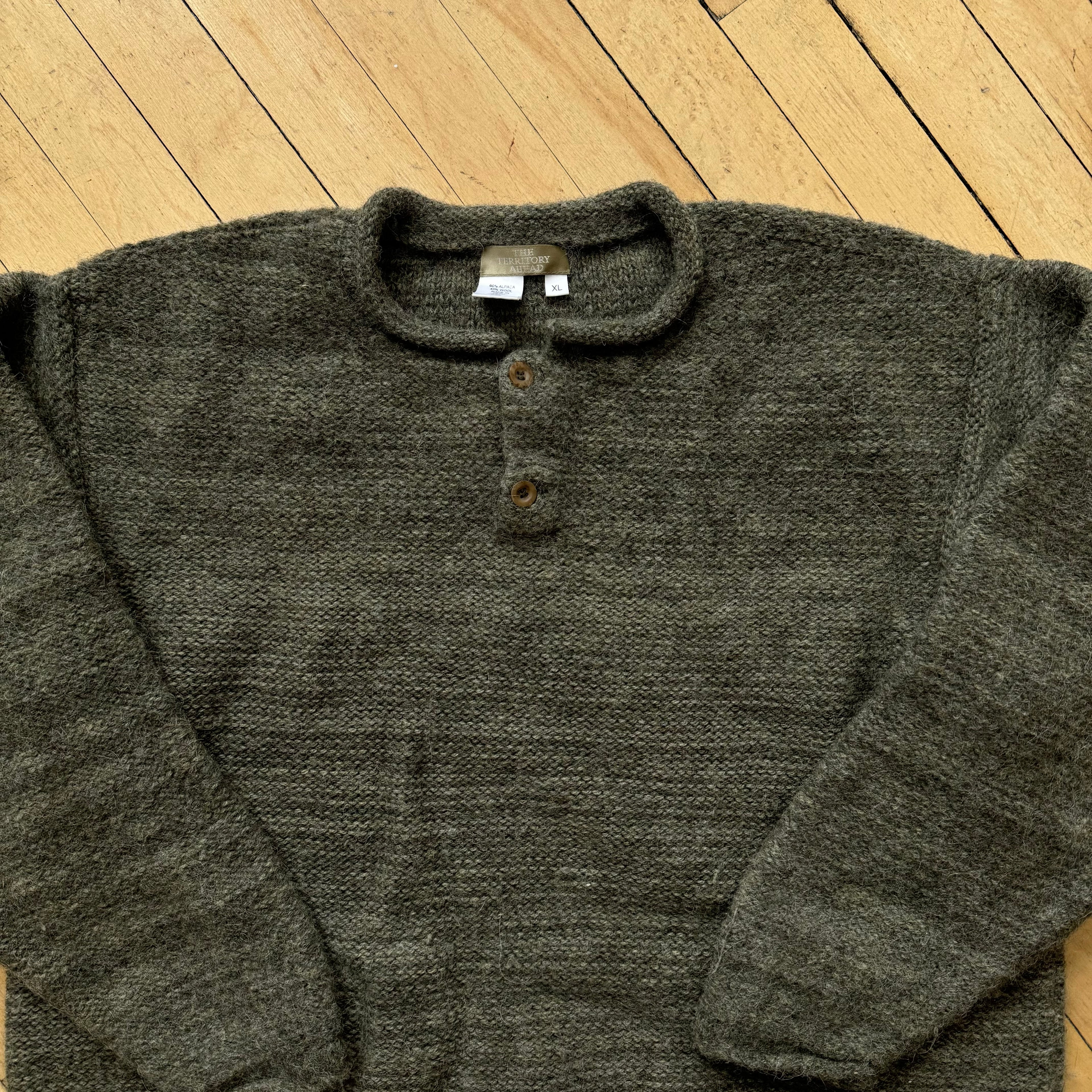 Vintage Olive Sweater Sz L