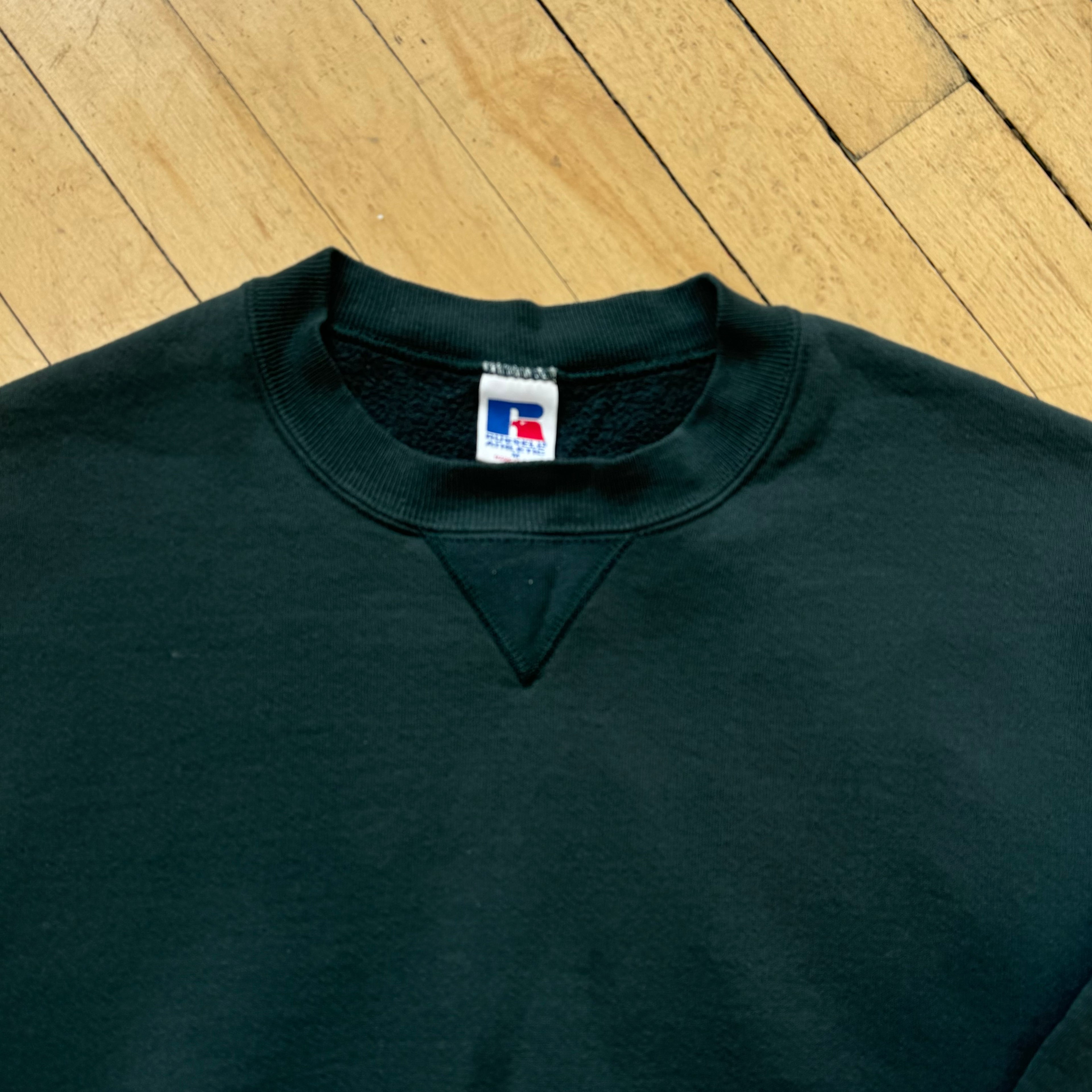 Vintage USA Green Russell Crewneck Sz M