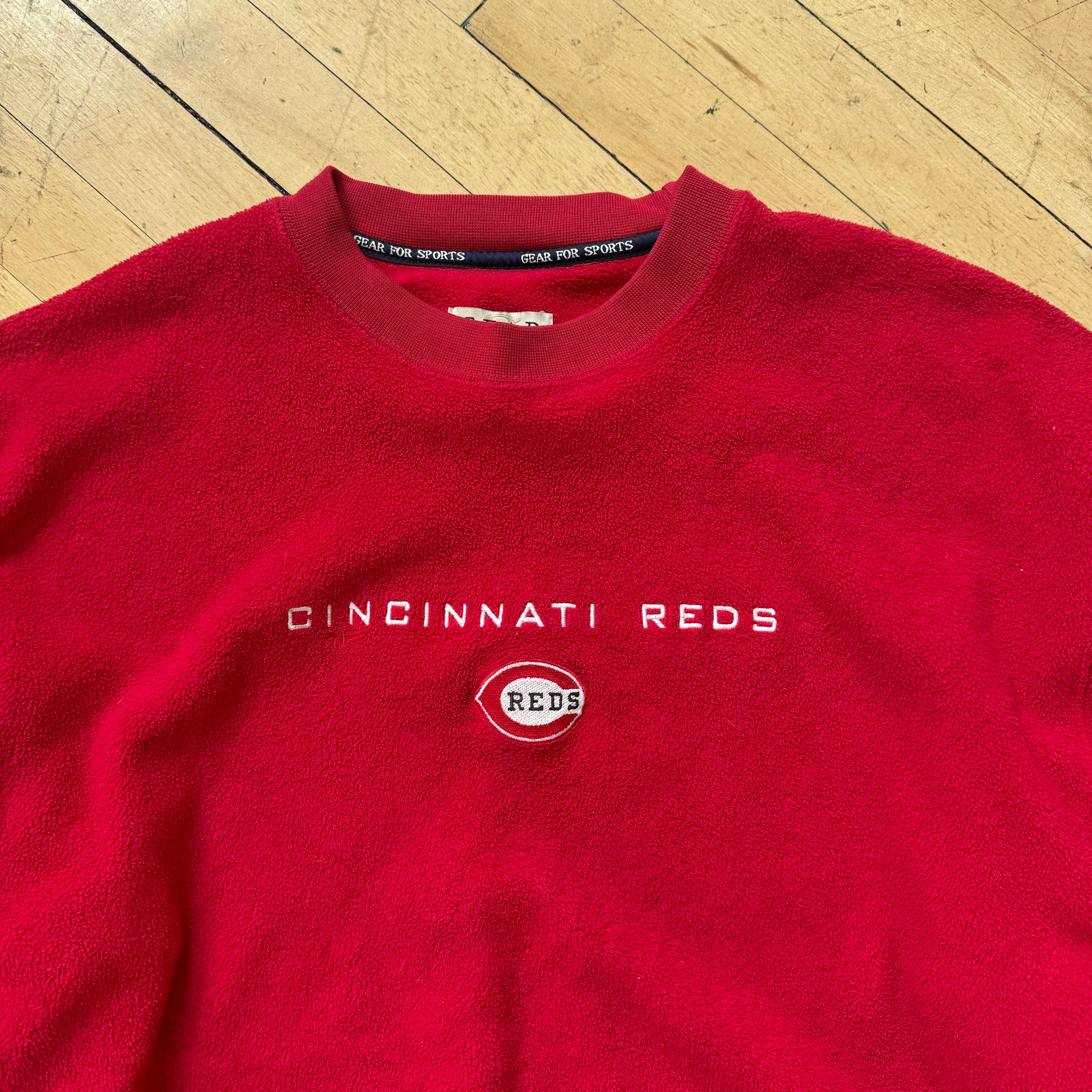 Vintage Cincinnati Reds Fleece Crewneck Sz XL