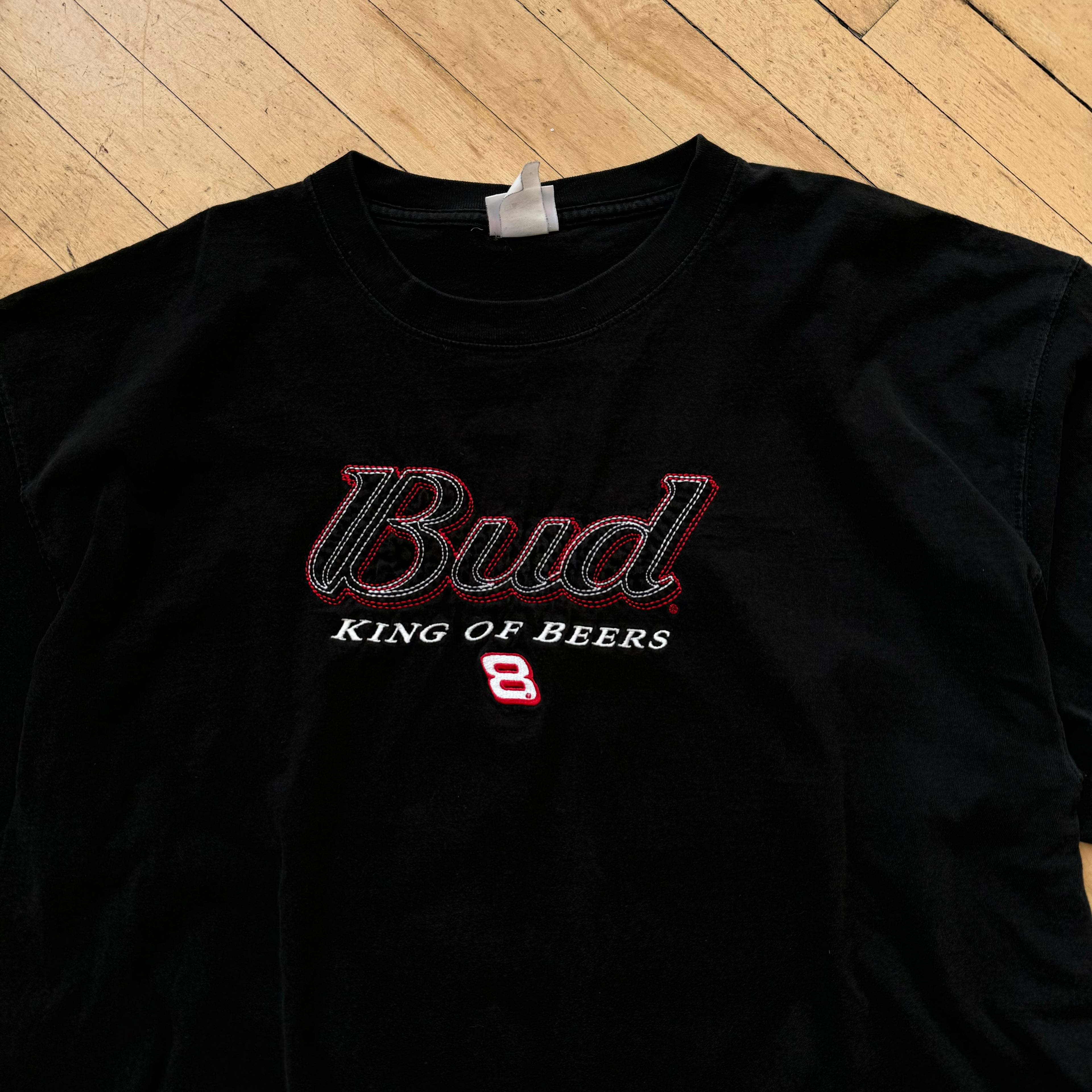 Vintage Bud King of Beers Nascar T-shirt Sz XXL