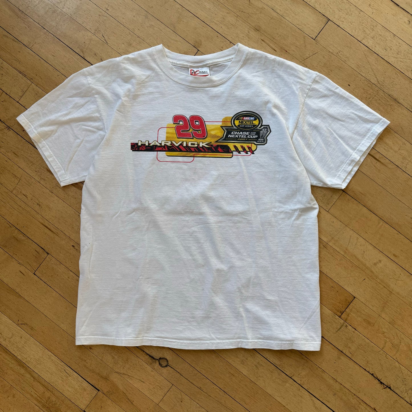 Y2K NASCAR Harvick Racing T-shirt Sz L