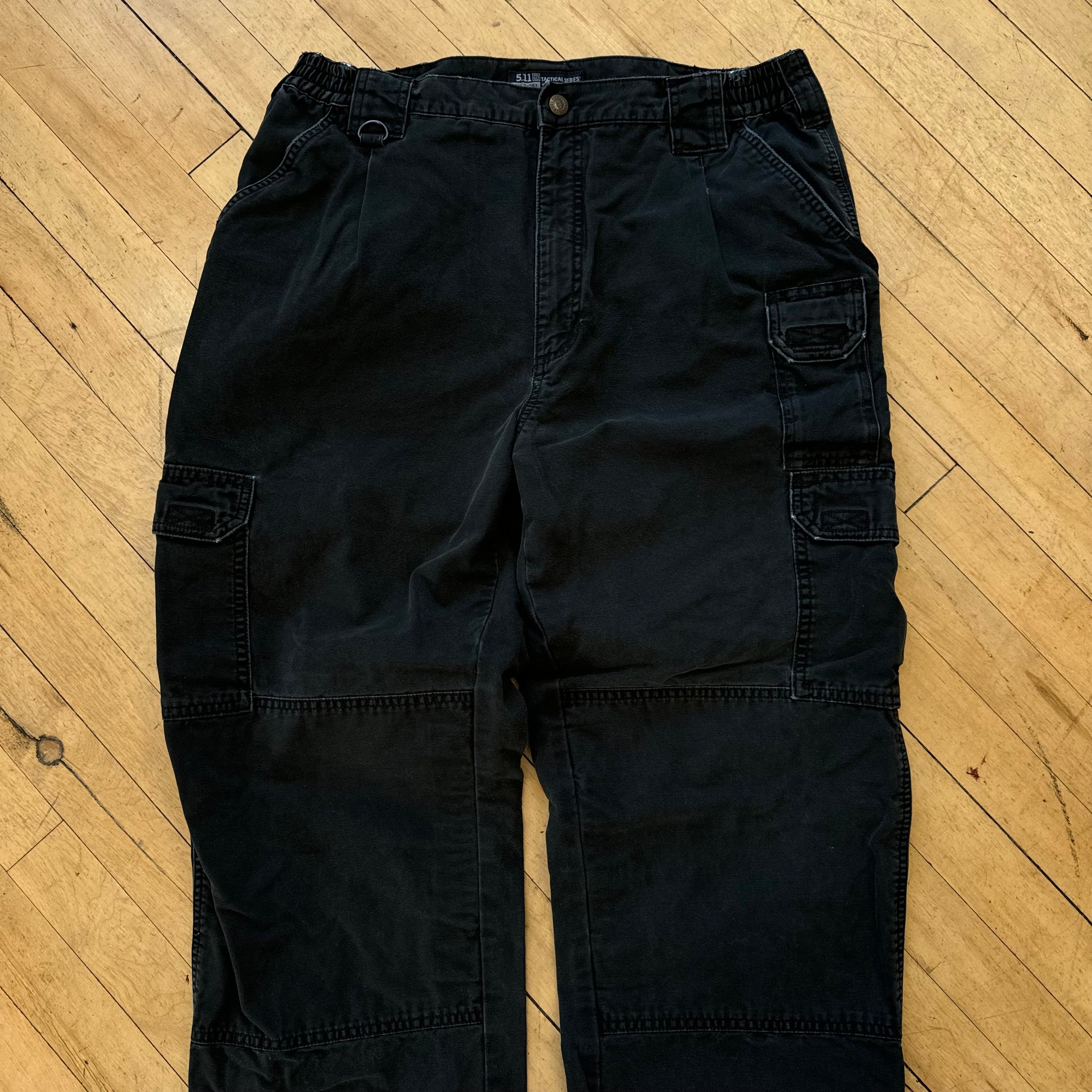 Y2K Tactical 511 Black Cargo Khaki Pants Sz 36x34