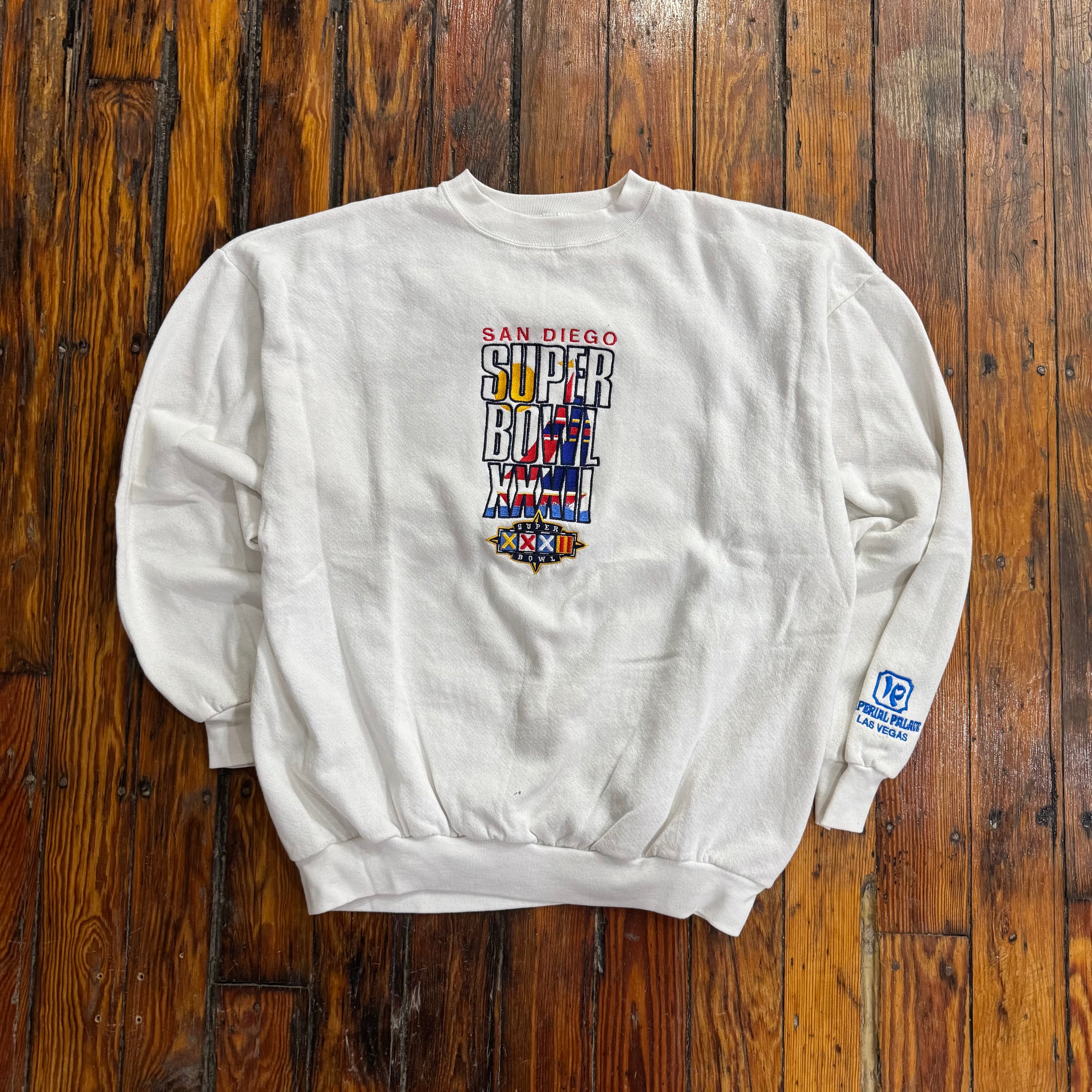 Vintage Super Bowl XXXII Crewneck Sz L