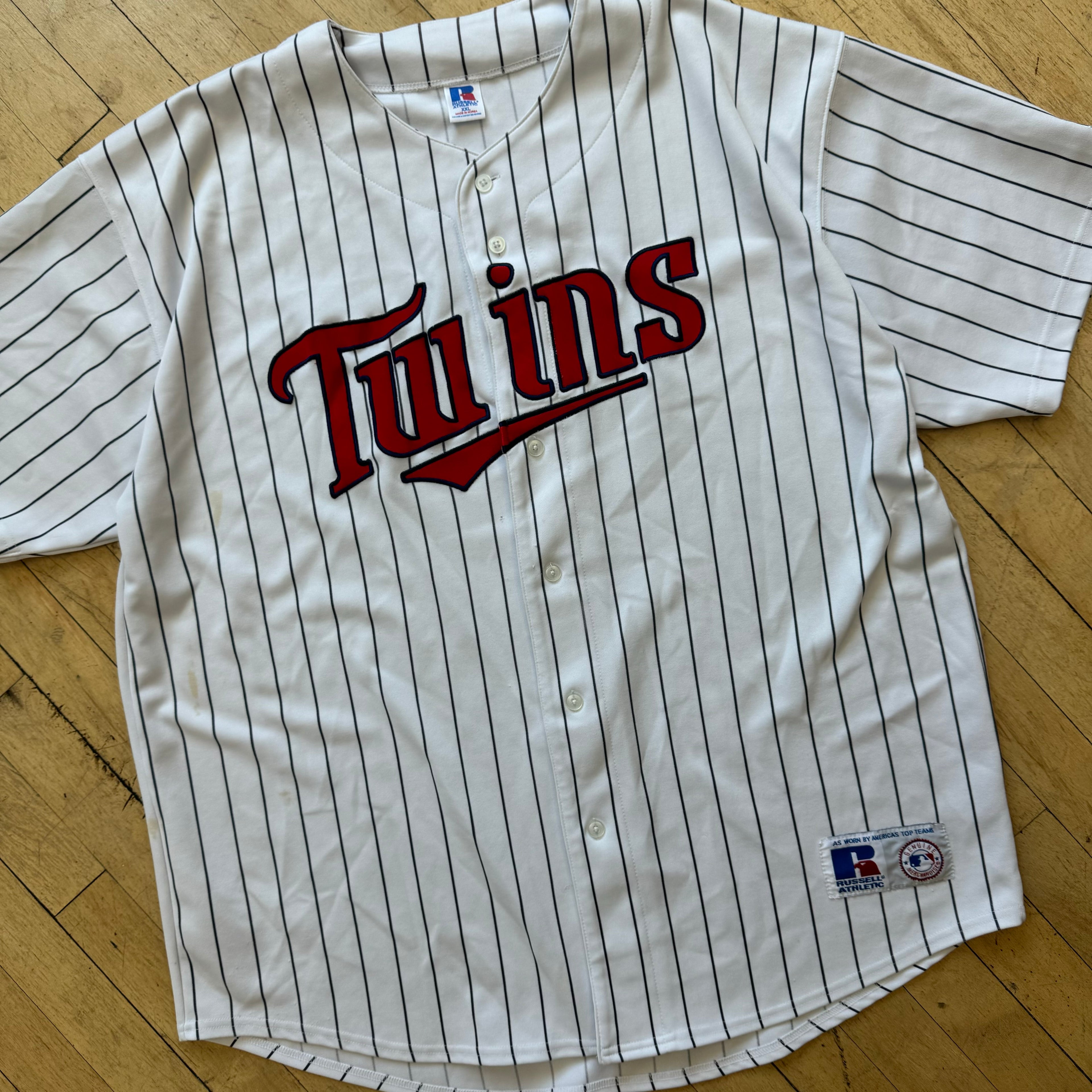 Vintage Minnesota Twins Russell Jersey Sz XXL