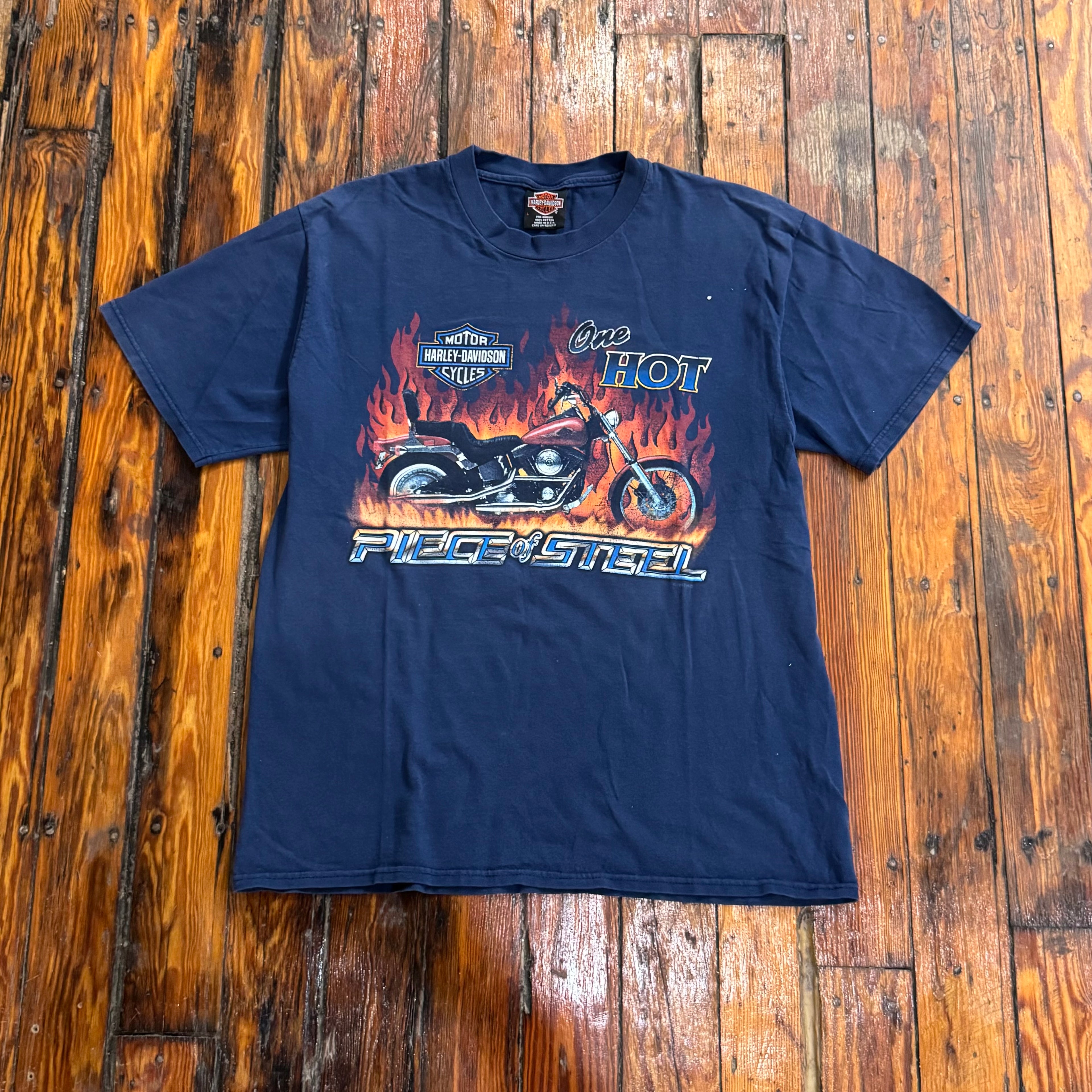 Vintage Harley Davidson Piece of Steel Sioux Falls T-shirt Sz L