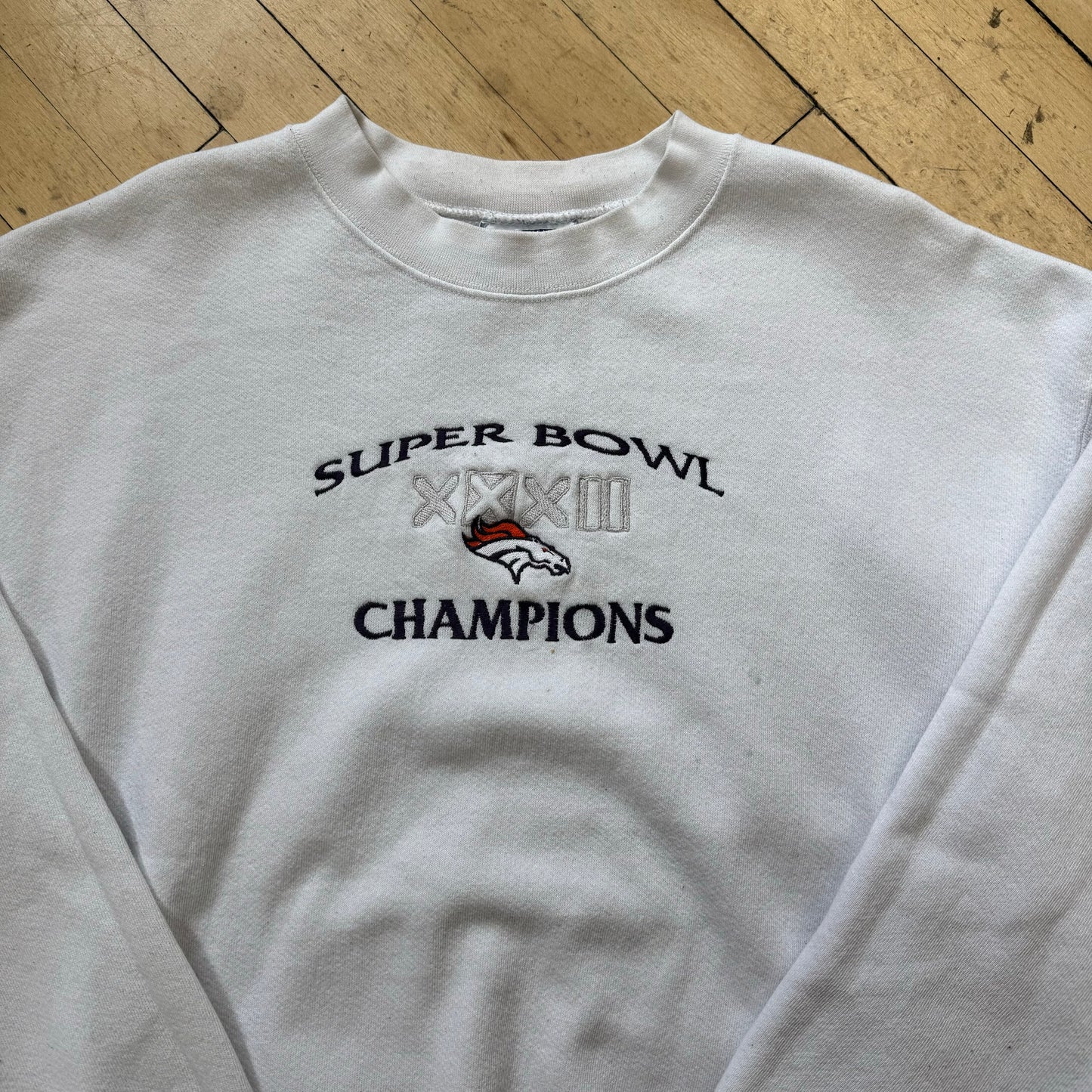 Vintage Denver Broncos Super Bowl CrewNeck Sz L