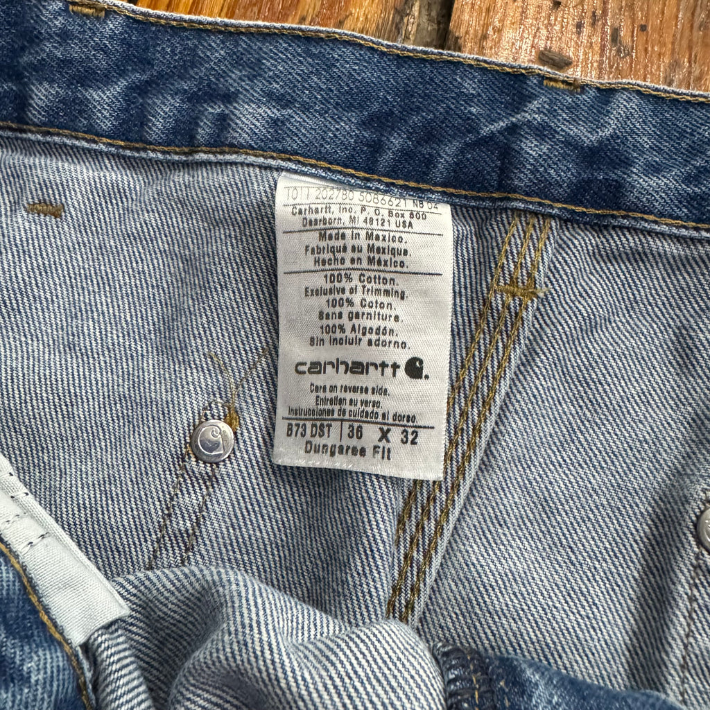 Vintage Carhartt Double Knee Denim Jeans Sz 36x32